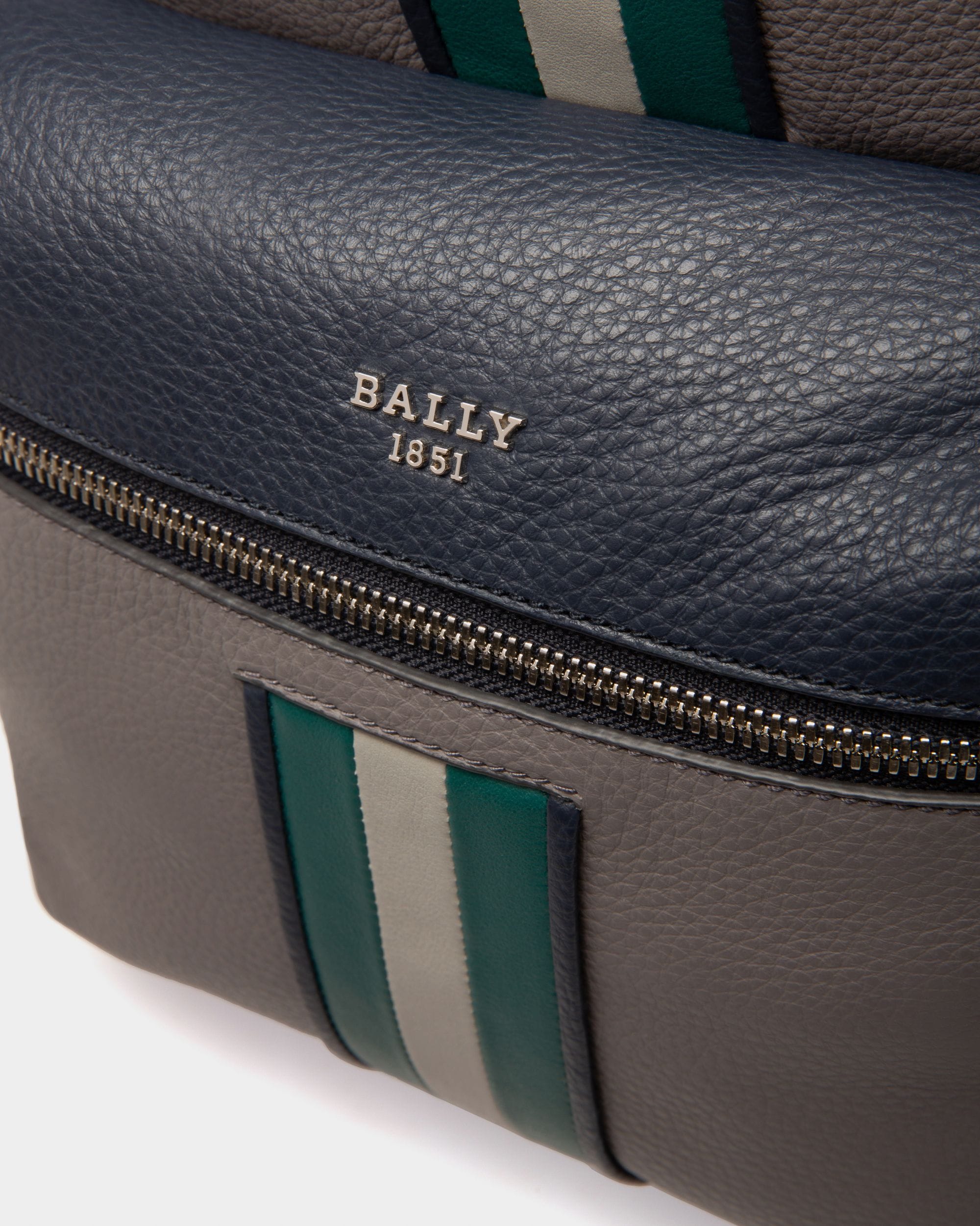 Harper Rucksack Aus Grauem Leder - Herren - Bally - 05