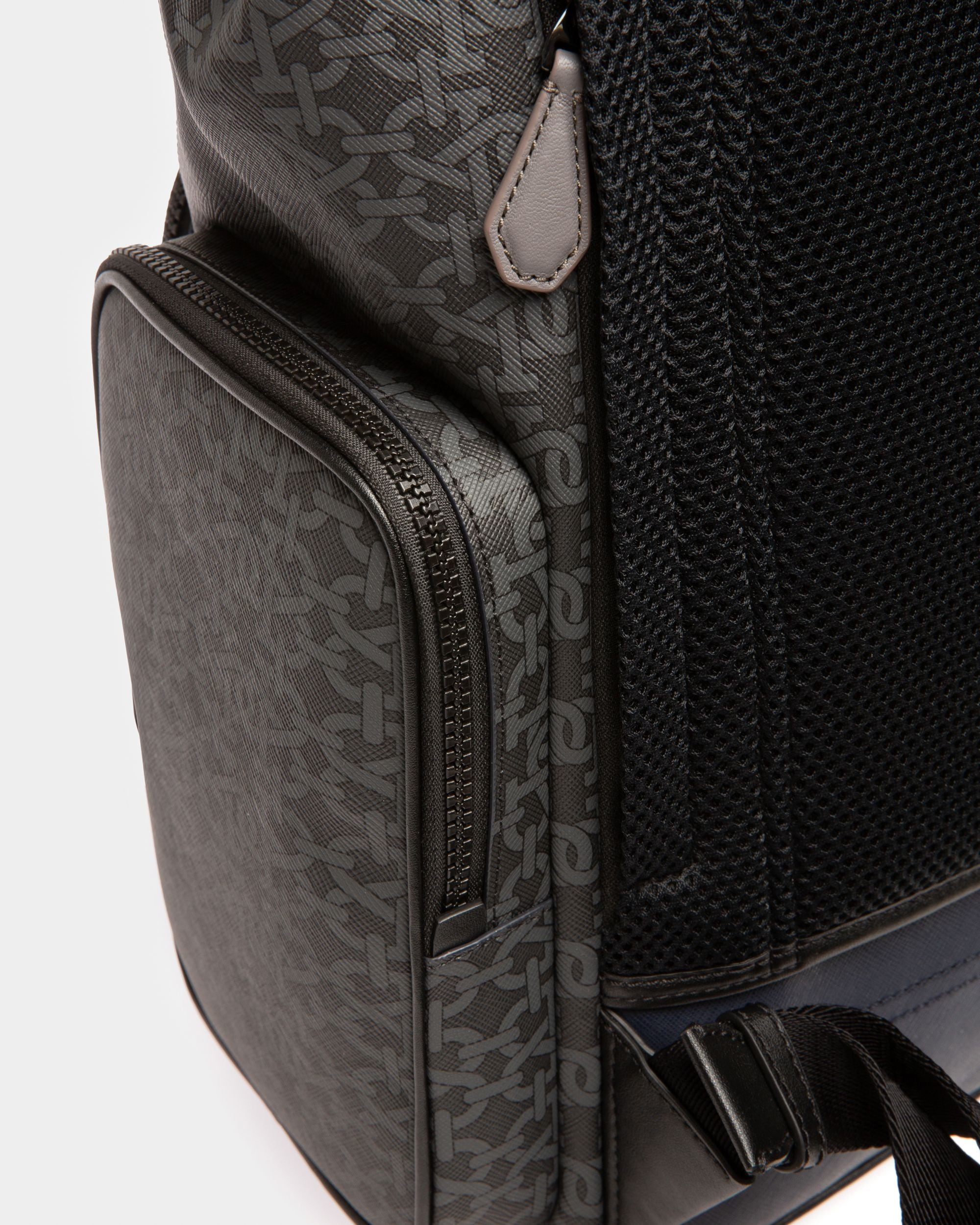 Maxi Rucksack Aus Marineblauem Leder - Herren - Bally - 05