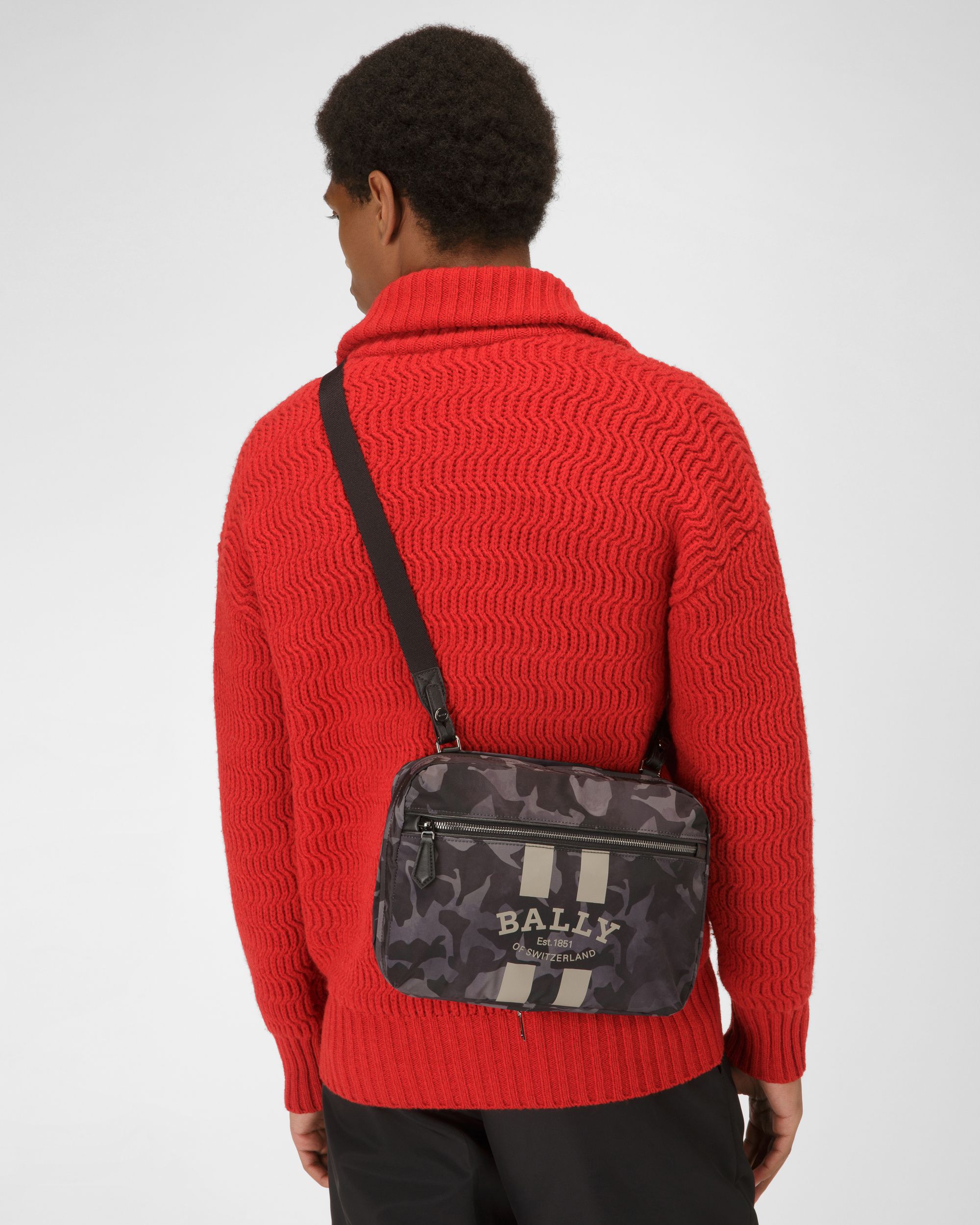 Fixie Rucksack Aus Schwarzem Nylon - Herren - Bally - 07