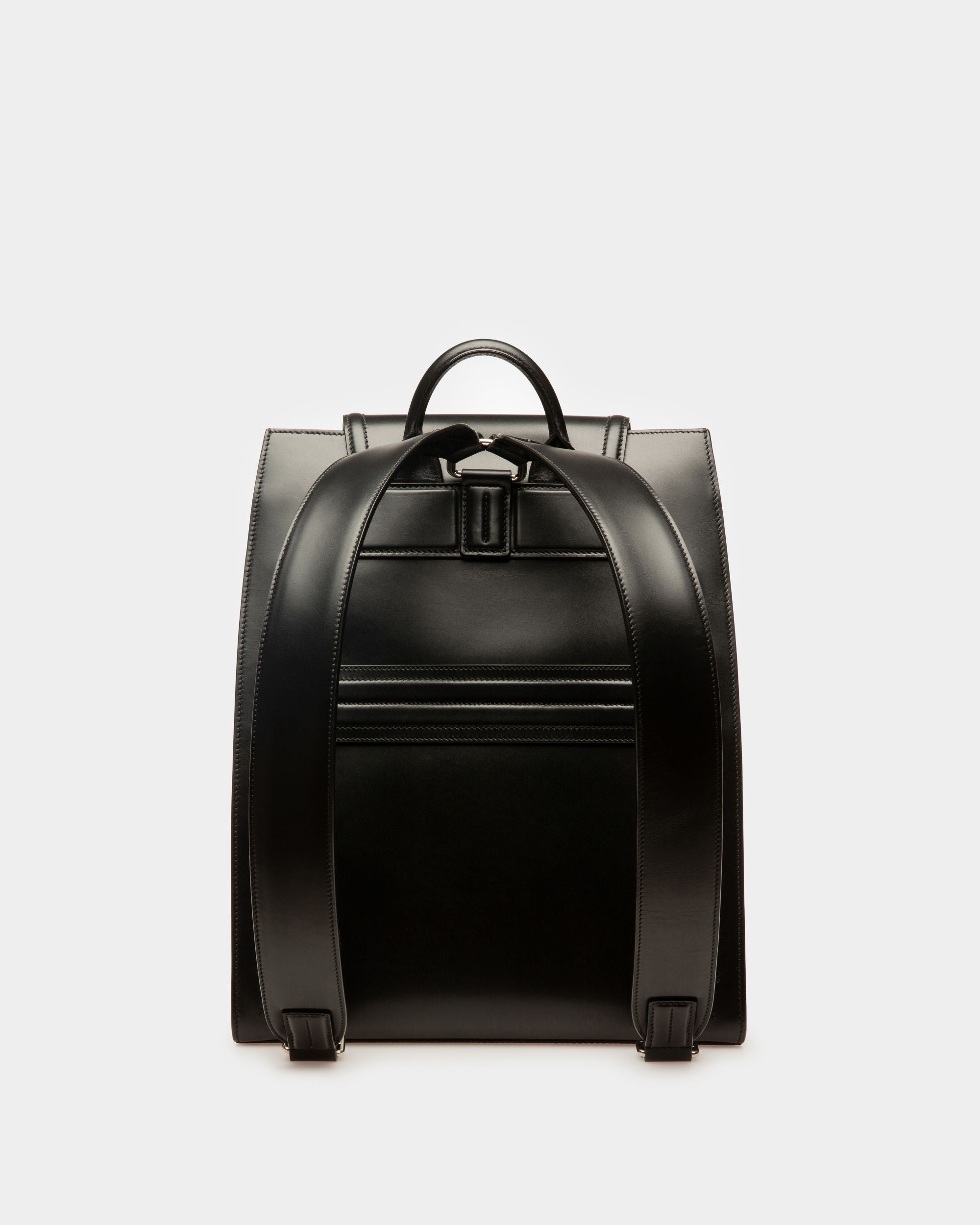Shonny Rucksack Aus Schwarzem Leder - Herren - Bally - 02