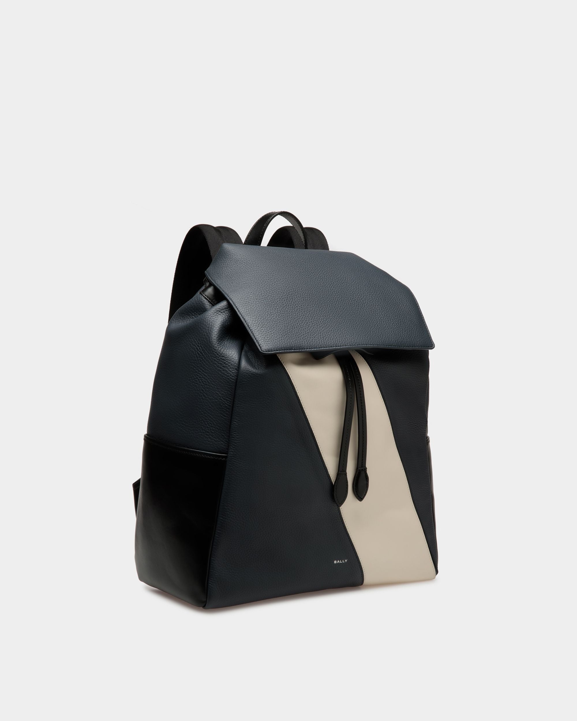 Lago Rucksack Aus mitternachtsblauem Leder - Herren - Bally - 03