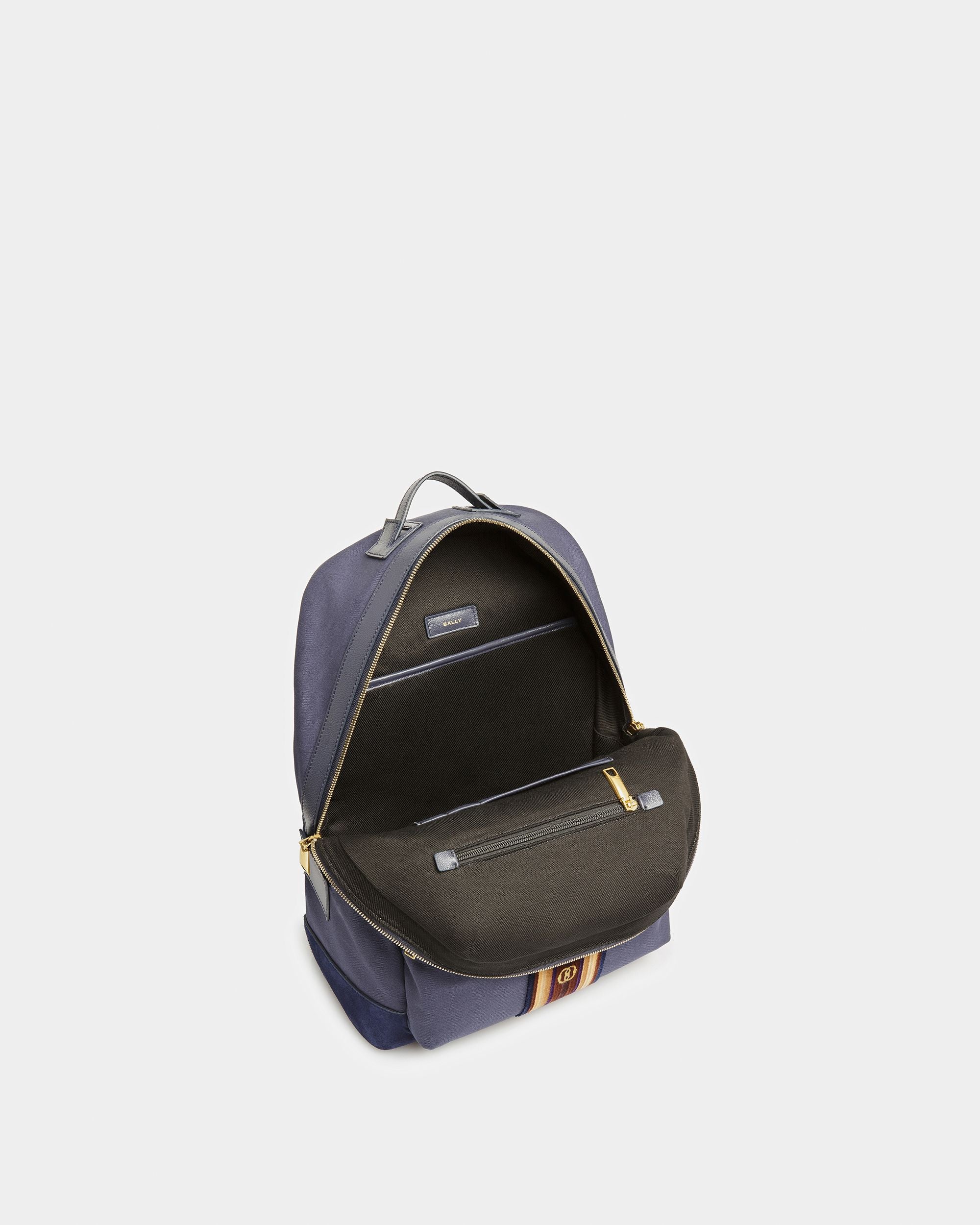 Gare Rucksack Aus marineblauem Stoff - Herren - Bally - 04