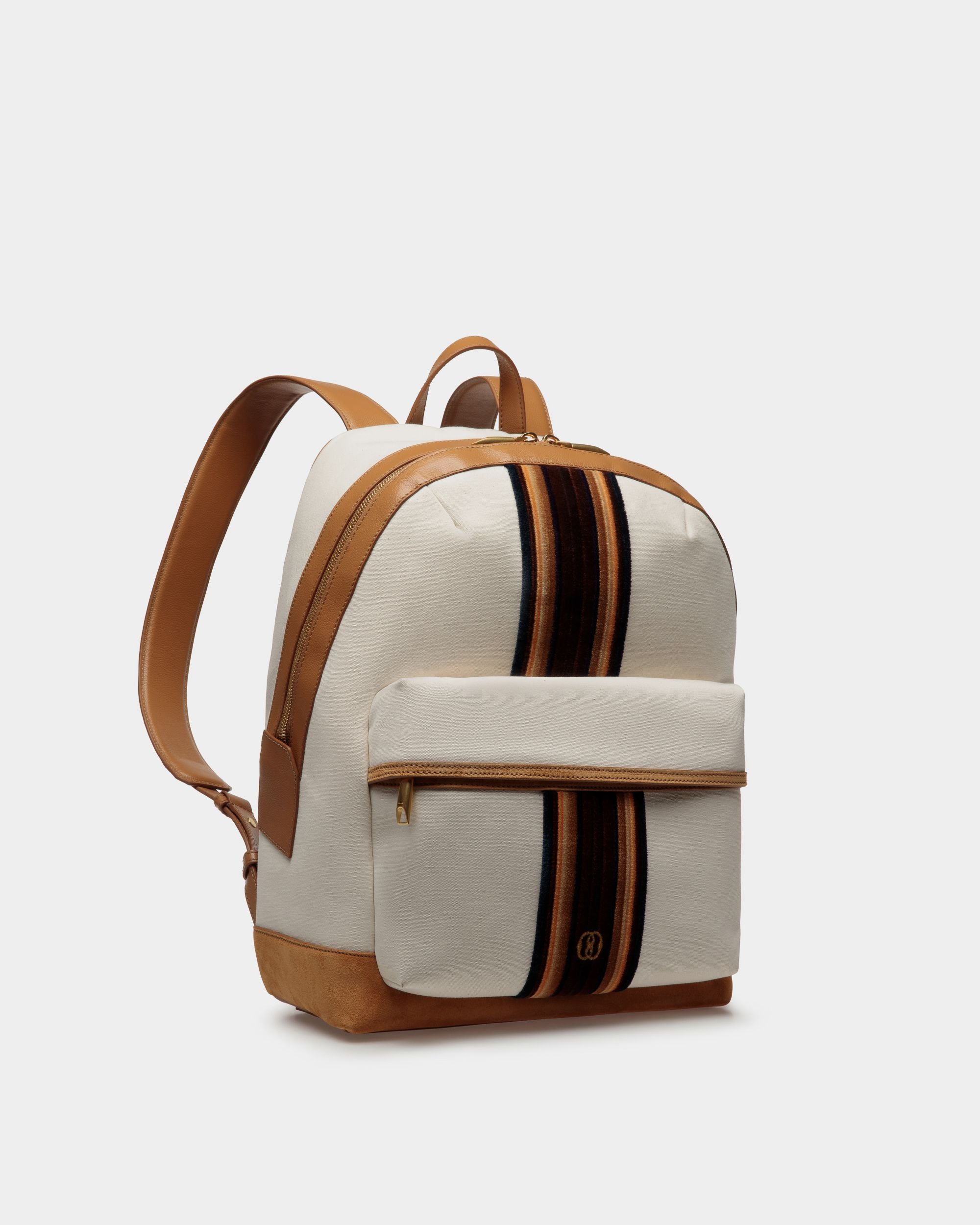 Gare Rucksack Aus Stoff in Natur und Desert - Herren - Bally - 03