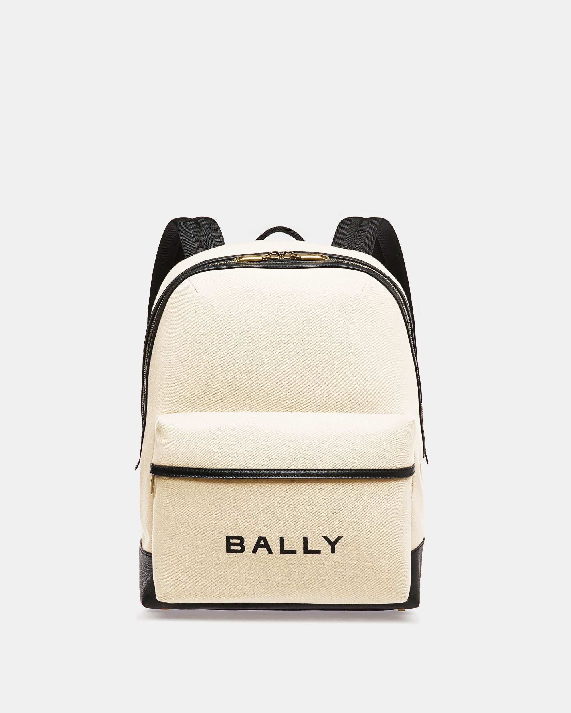 Bar Rucksack Aus Textil In Natur Und Schwarz - Herren - Bally - 01