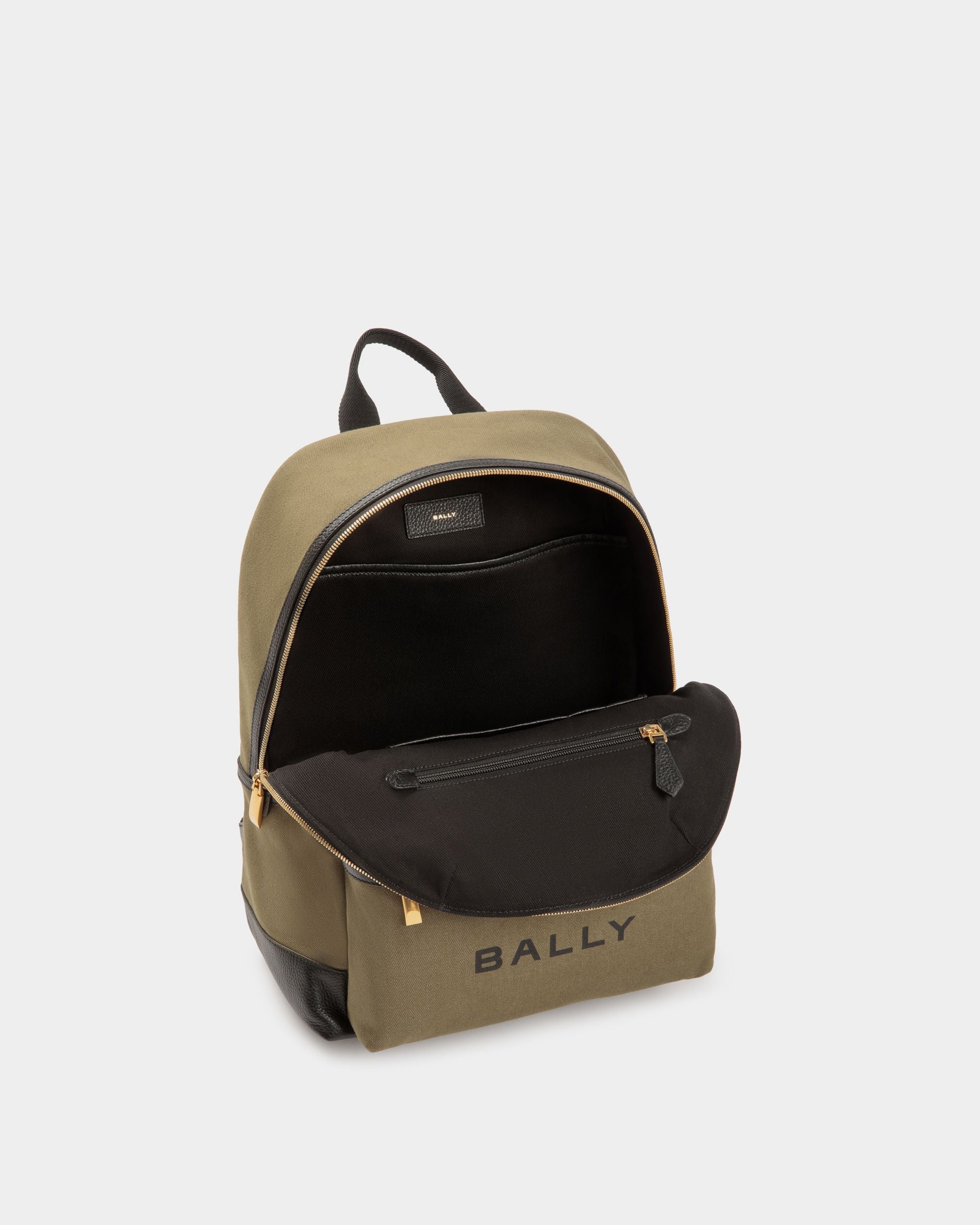 Bar Rucksack Aus Canvas Und Leder - Herren - Bally - 04
