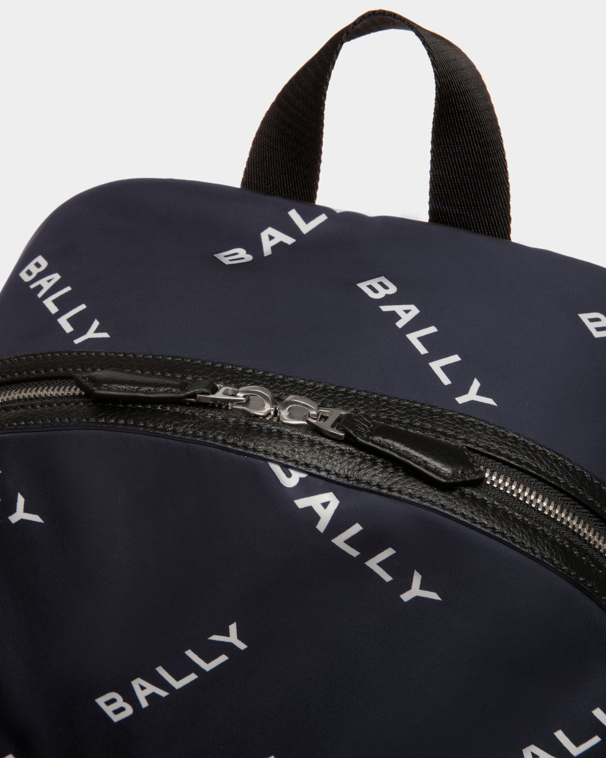 Code Rucksack Aus Bedrucktem Nylon In Blau - Herren - Bally - 05