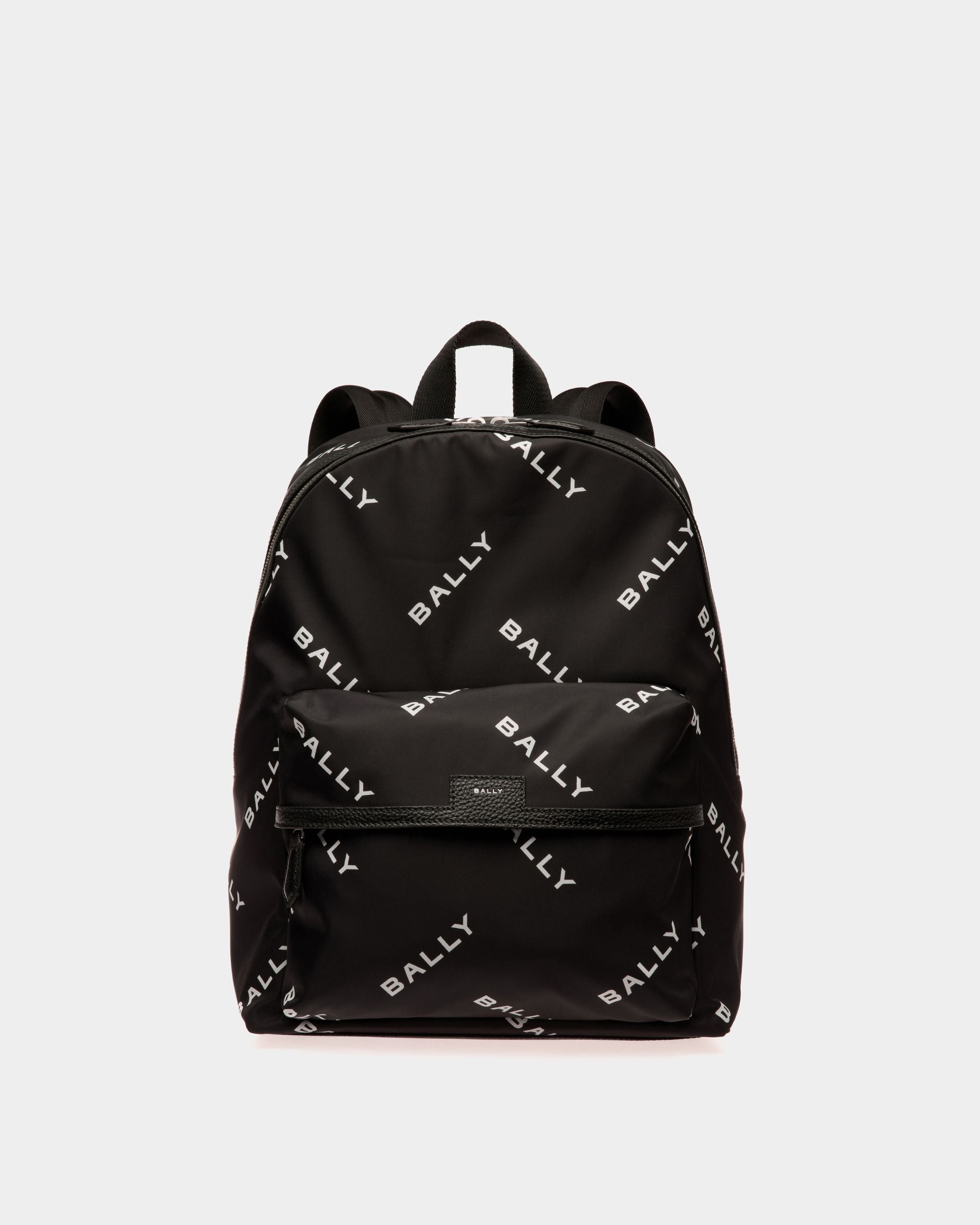 Code Backpack In Black Nylon - Herren - Bally - 01