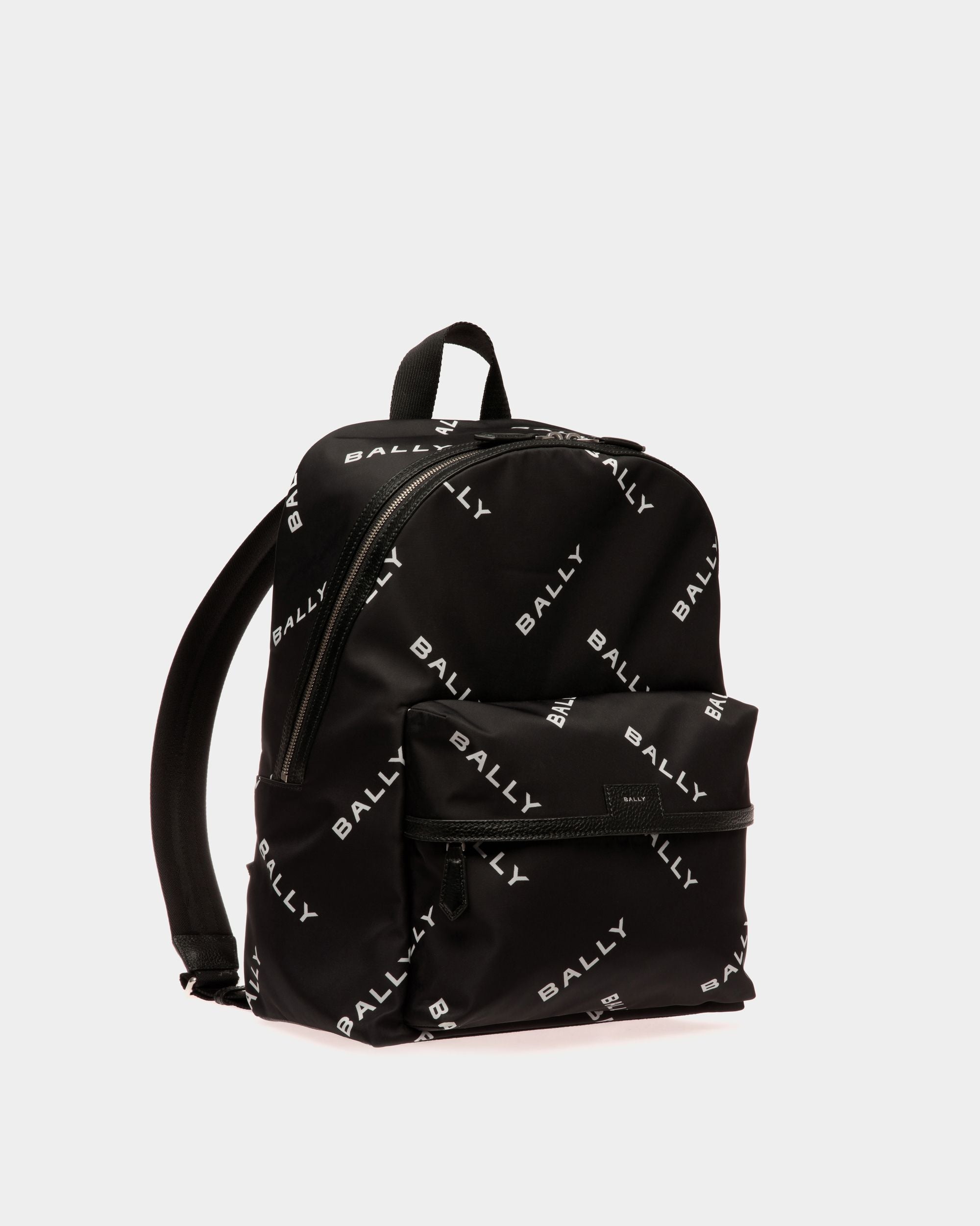 Code Backpack In Black Nylon - Herren - Bally - 03