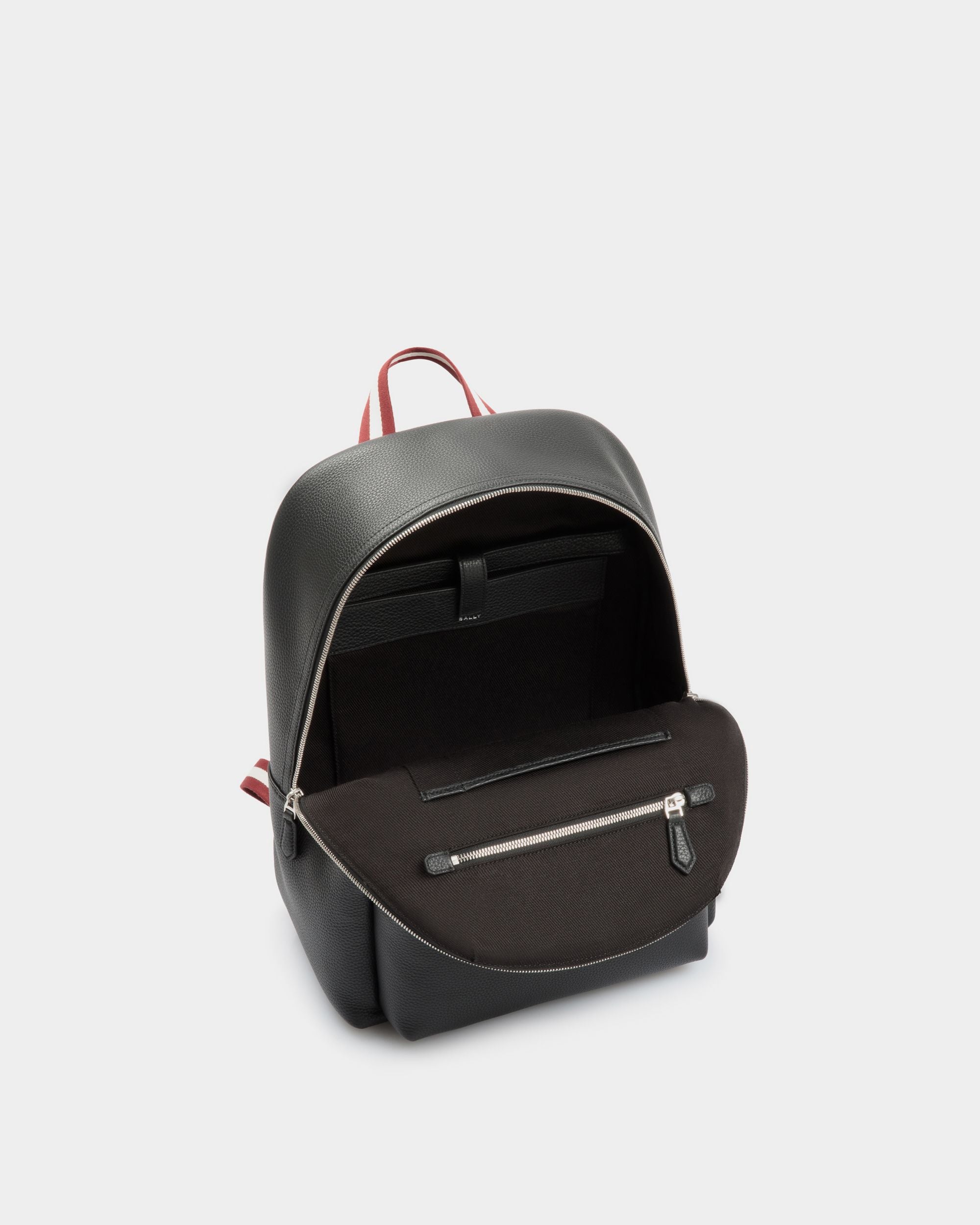 Code Rucksack Aus Genarbtem Leder In Schwarz - Herren - Bally - 05
