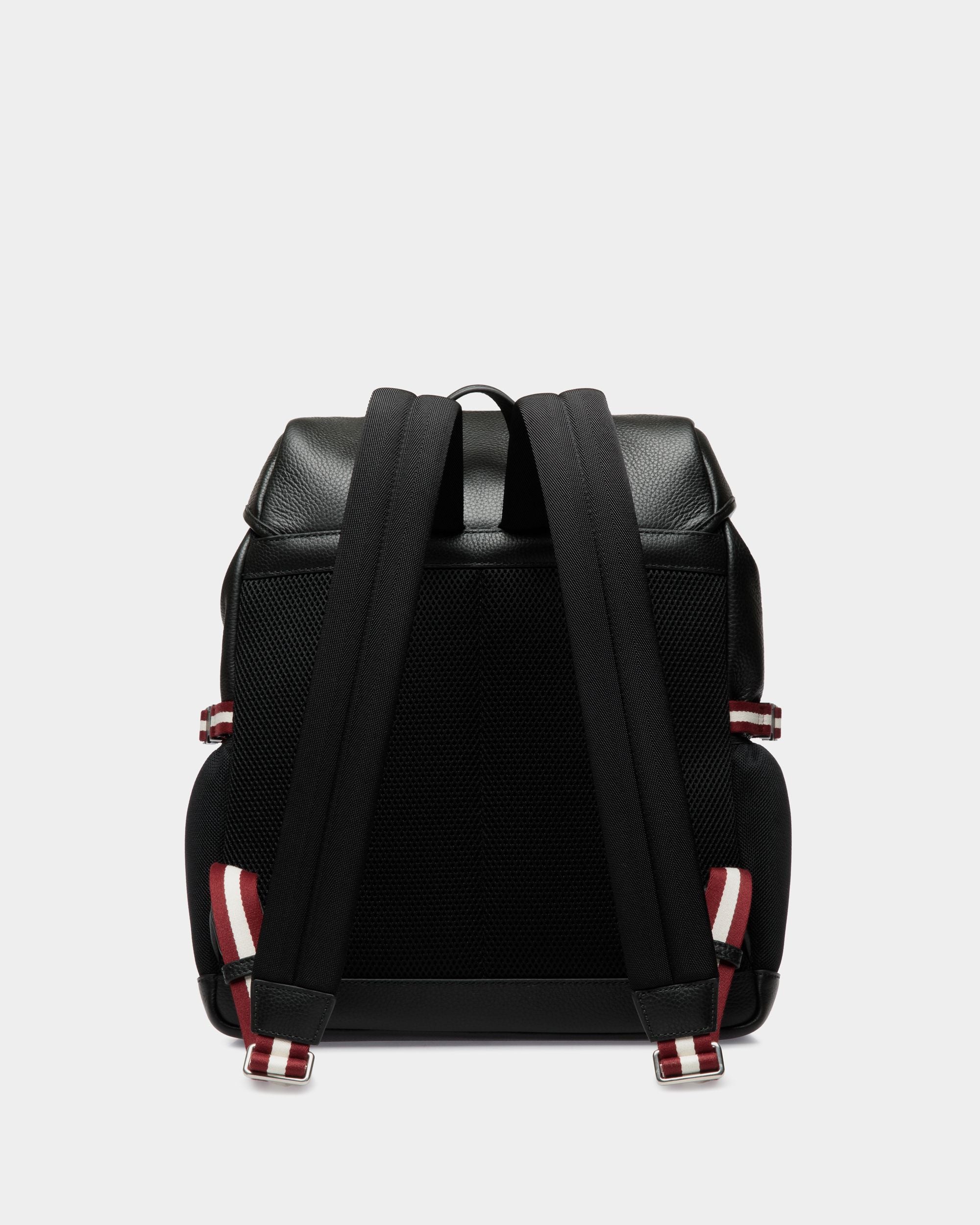 Code Sportrucksack Aus Genarbtem Leder In Schwarz - Herren - Bally - 02