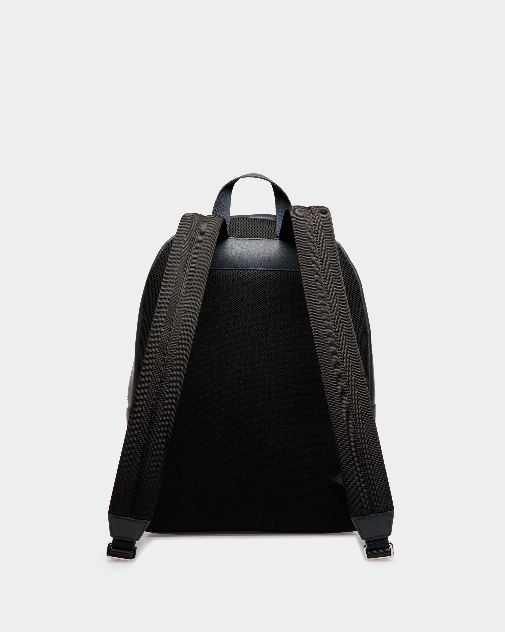 Backpack In Blue Leather - Herren - Bally - 02
