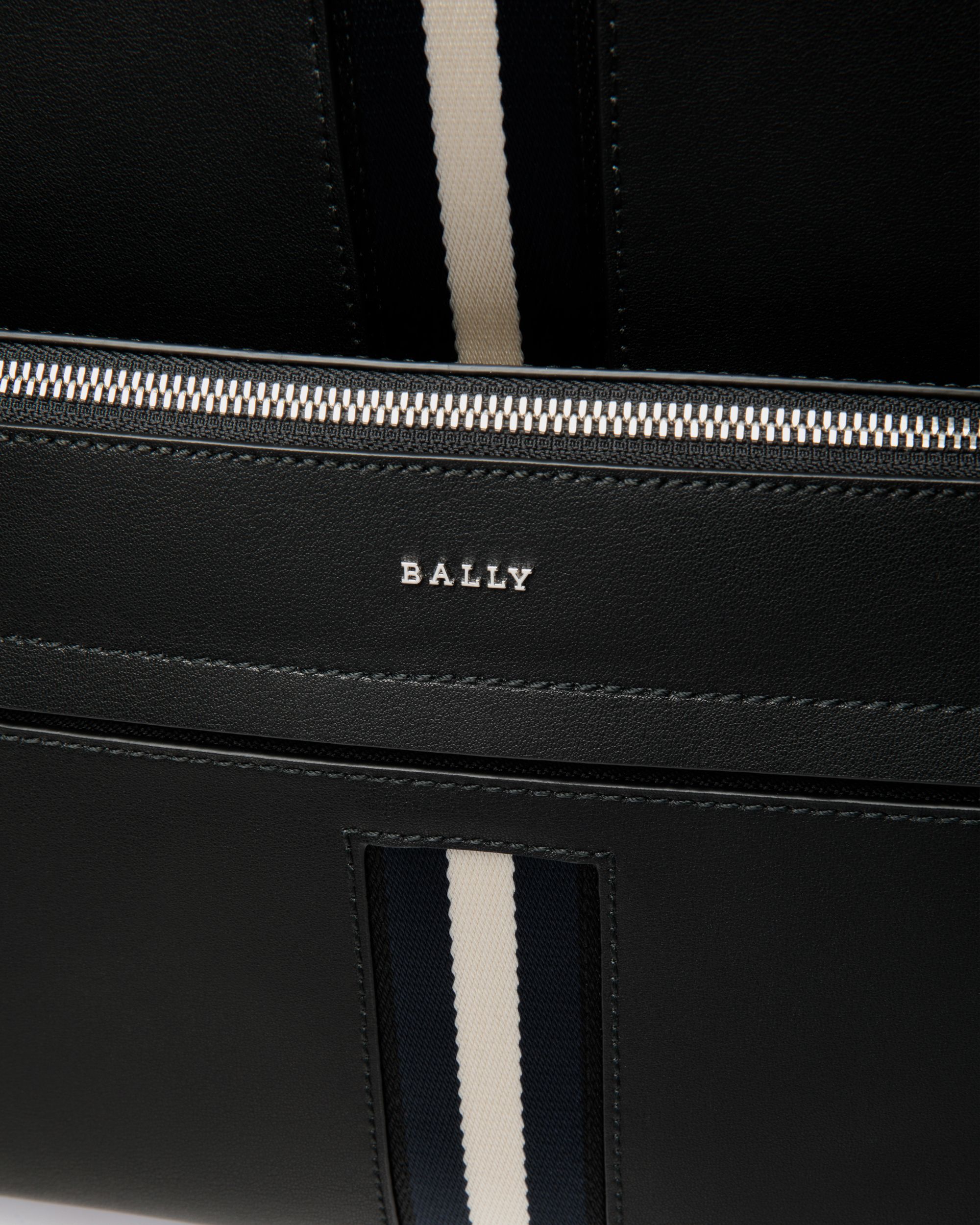 Backpack In Black Leather - Herren - Bally - 05