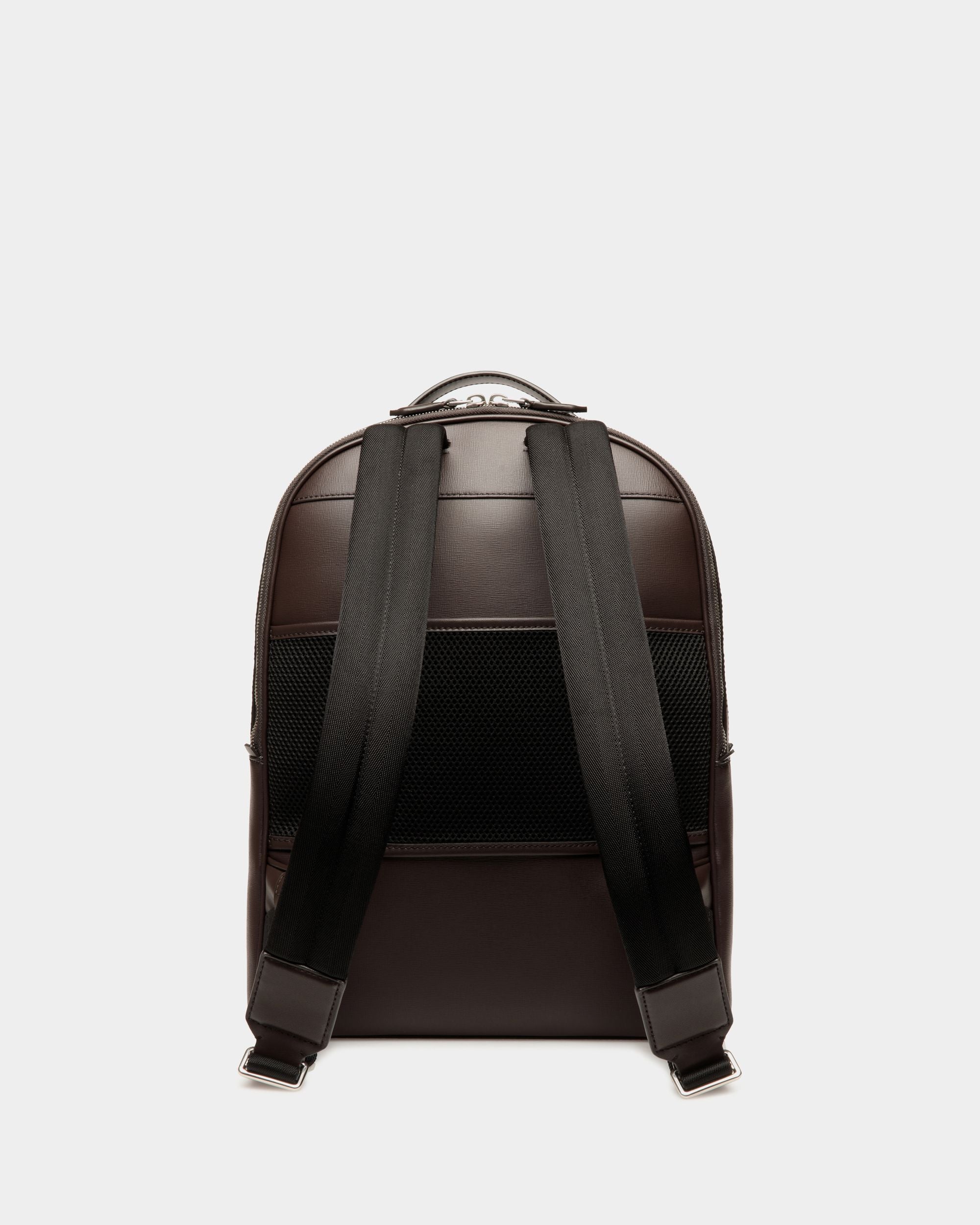 Mythos Rucksack Aus Recyceltem Leder In Ebenholzschwarz - Herren - Bally - 03