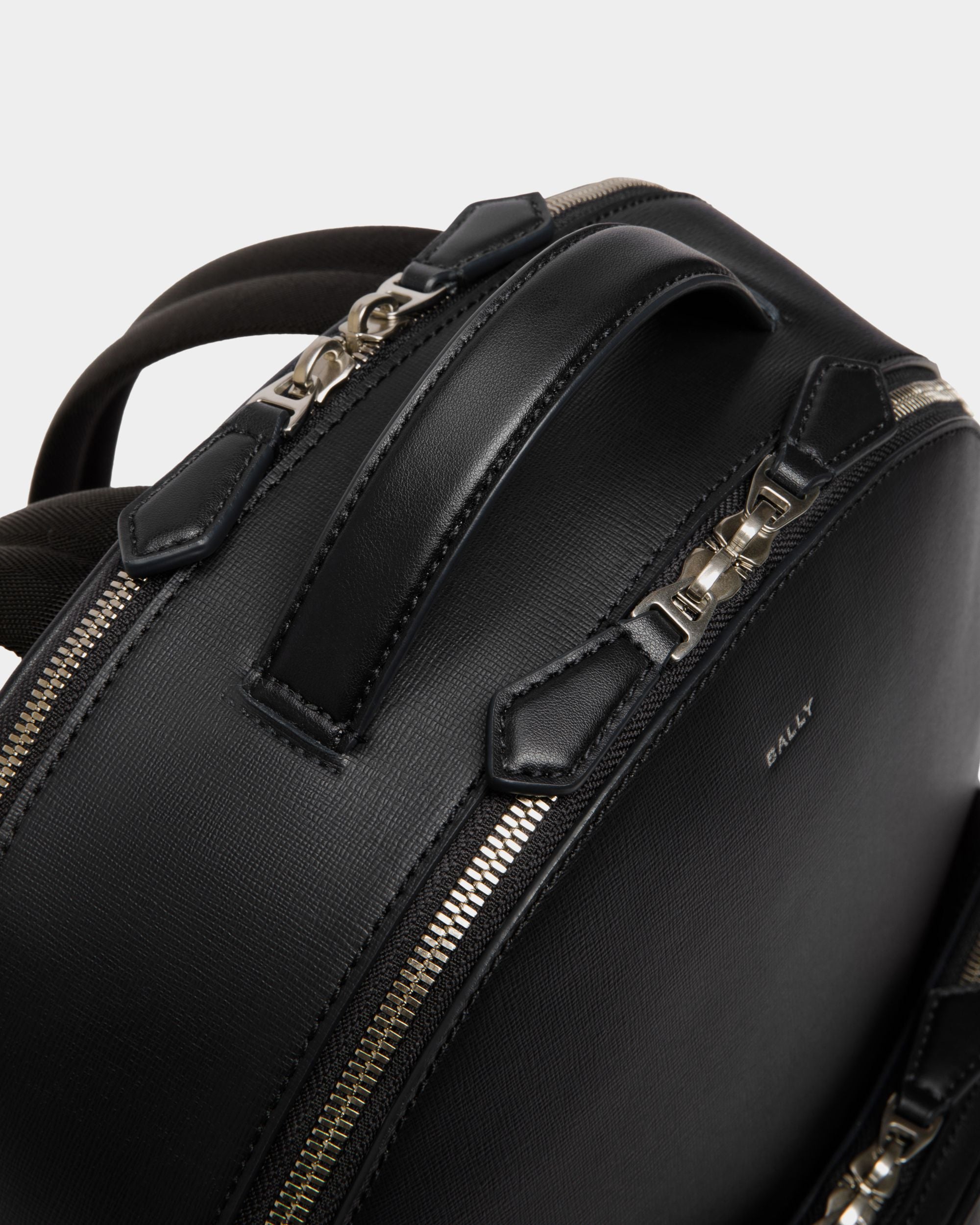 Mythos Rucksack Aus Recyceltem Leder In Schwarz - Herren - Bally - 04