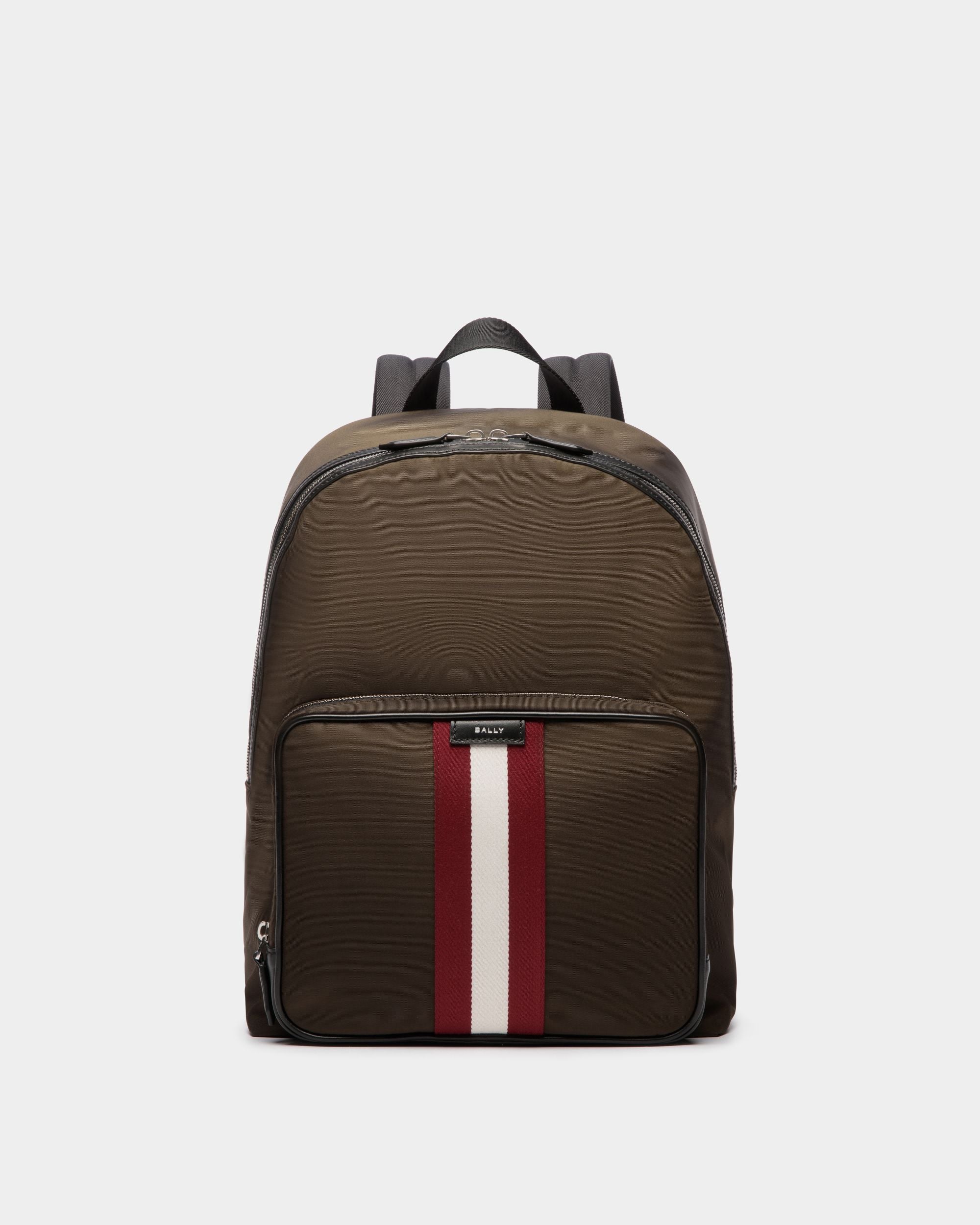 Code Rucksack Aus Nylon In Military Green - Herren - Bally - 01