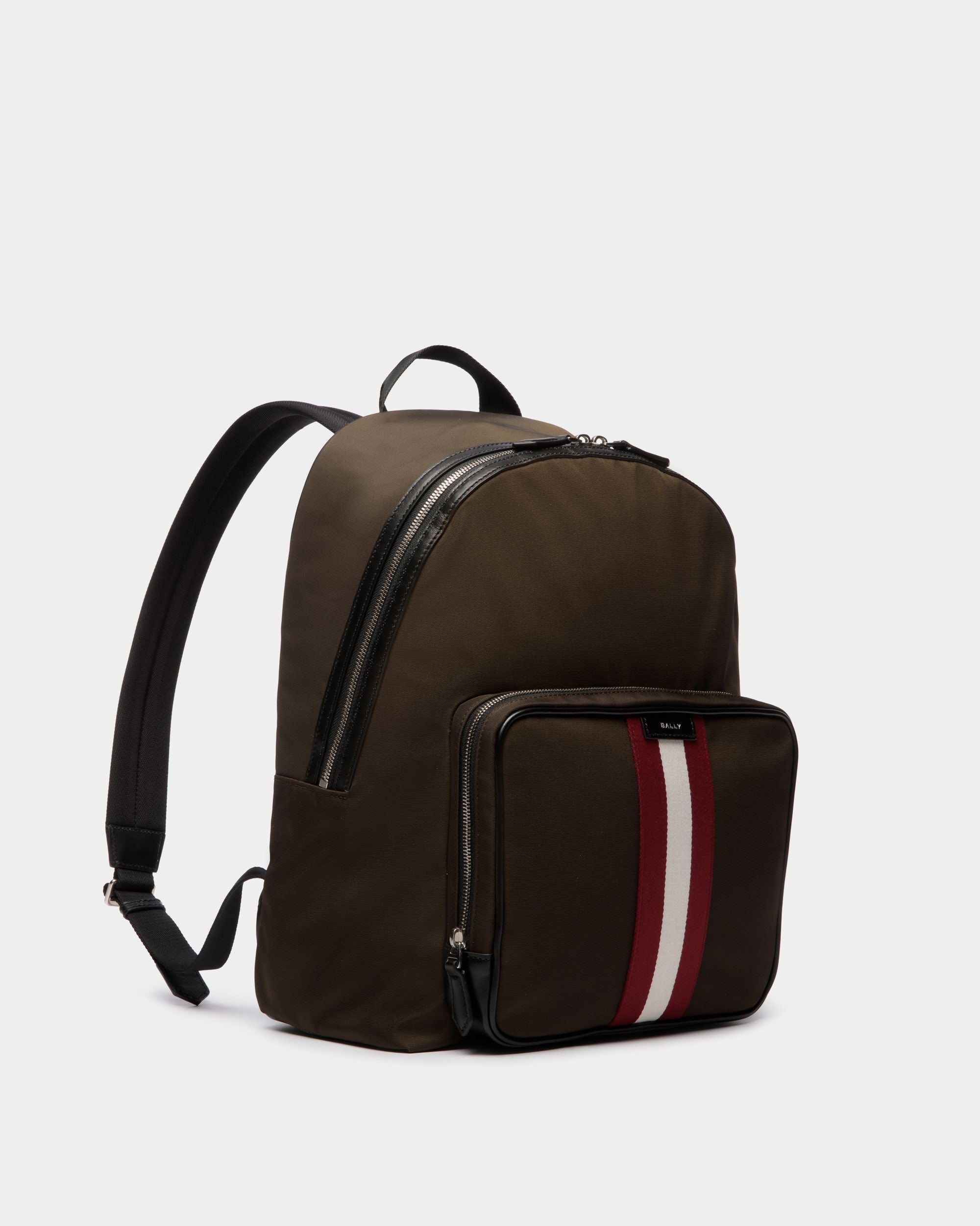 Code Rucksack Aus Nylon In Military Green - Herren - Bally - 02