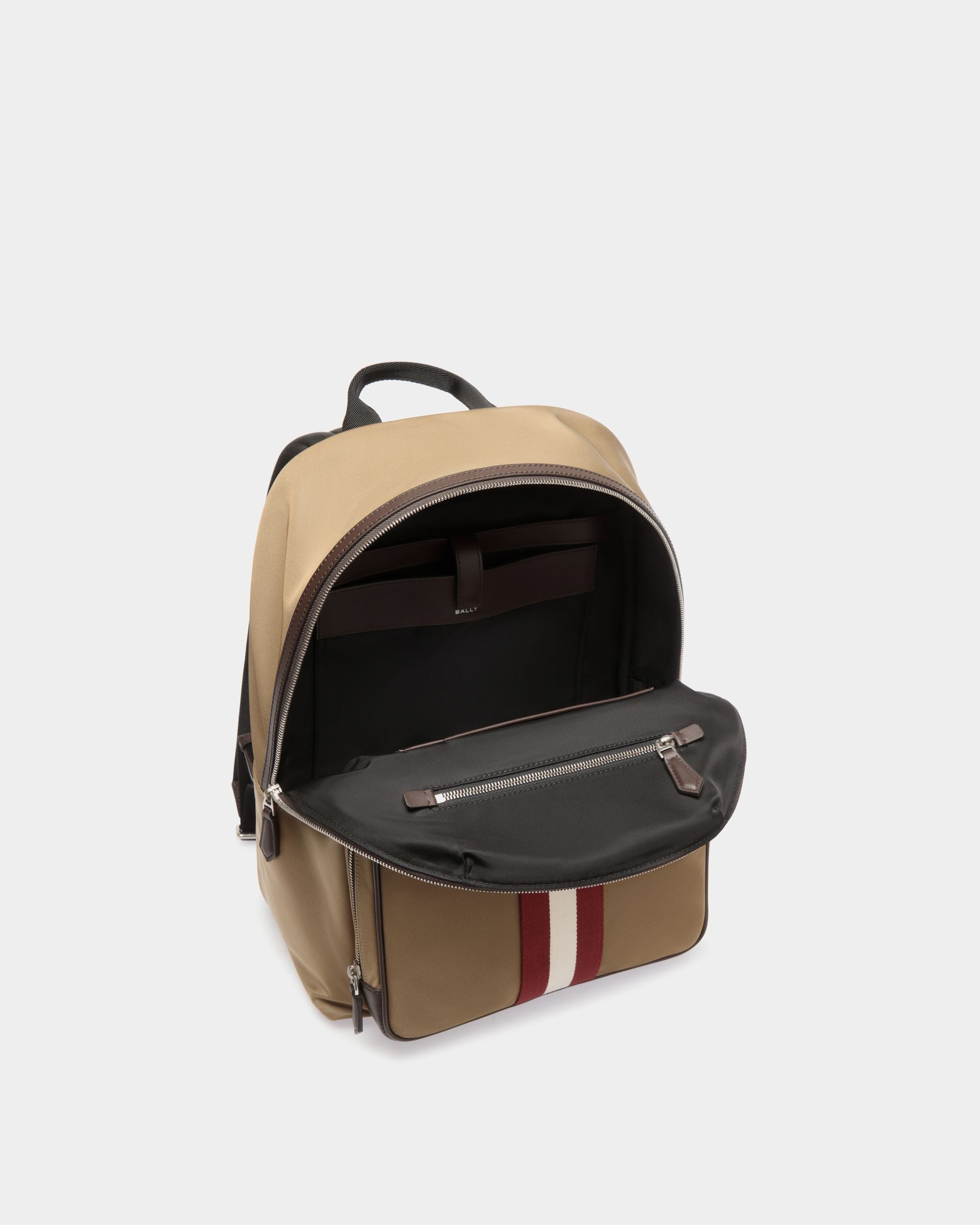 Code Rucksack Aus Nylon In Camel - Herren - Bally - 04