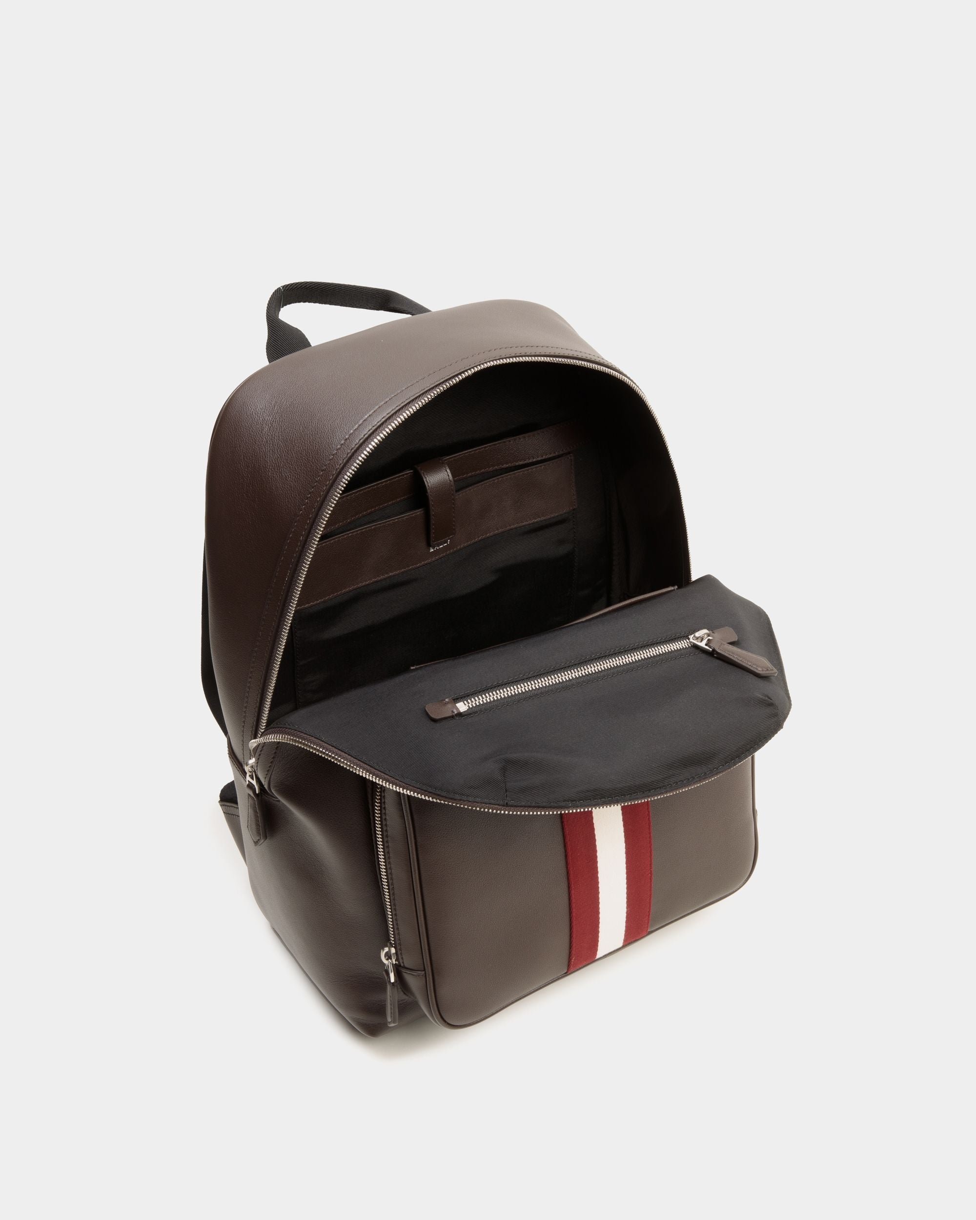 Code Rucksack Aus Leder In Ebenholz - Herren - Bally - 05