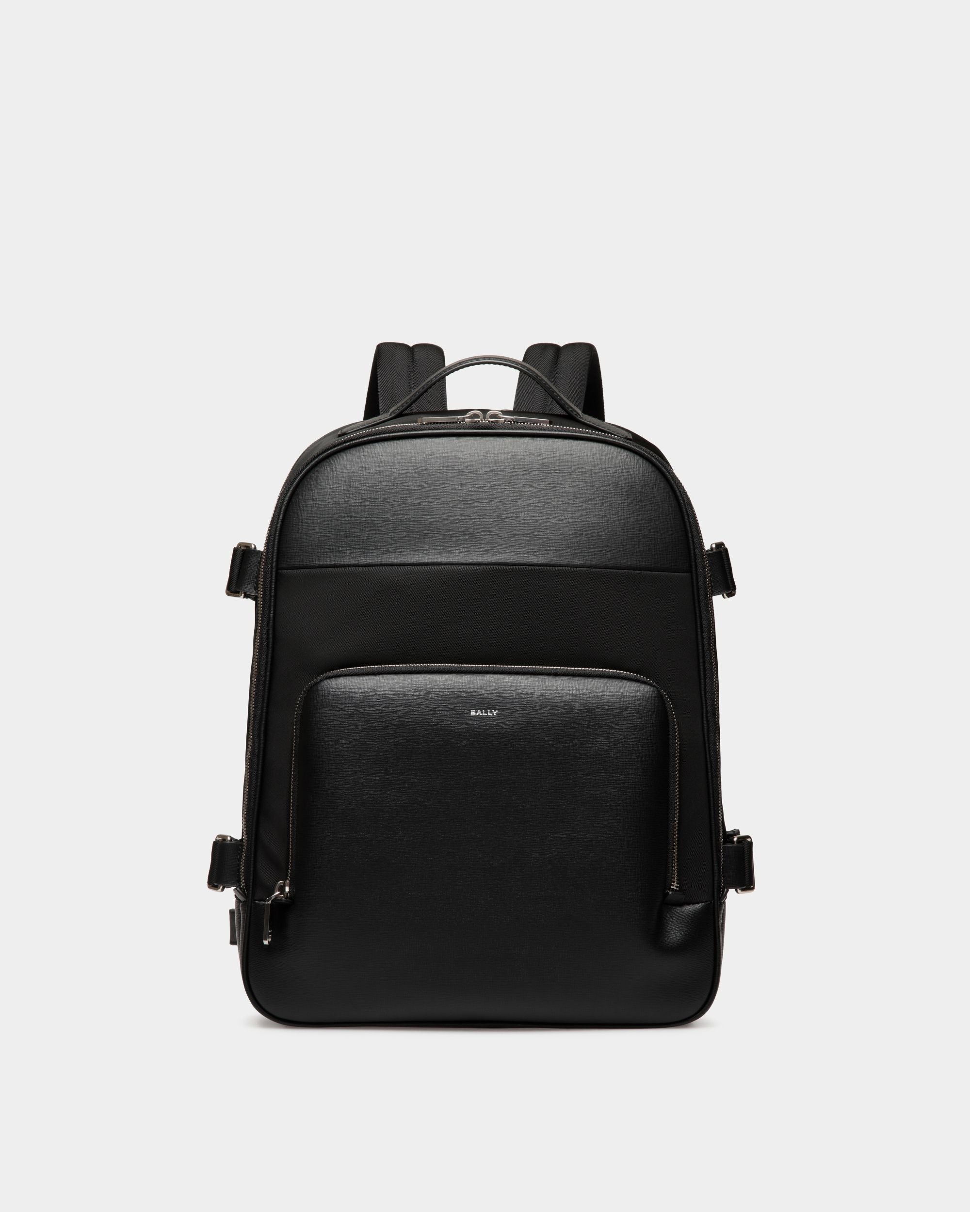Vogel Rucksack Aus Nylon Und Recyceltem Leder In Schwarz - Herren - Bally - 01