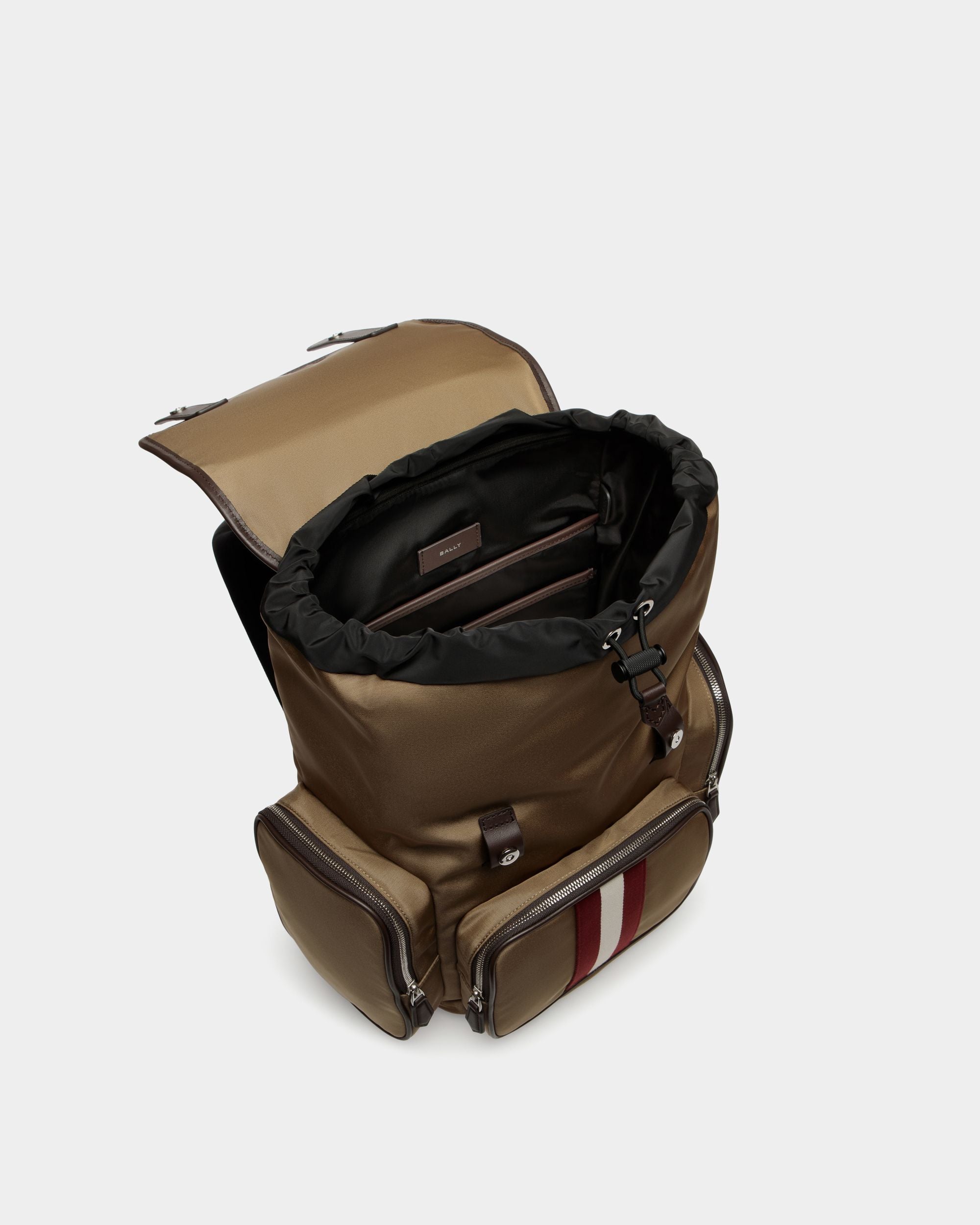 Code Rucksack Aus Nylon In Camel - Herren - Bally - 01