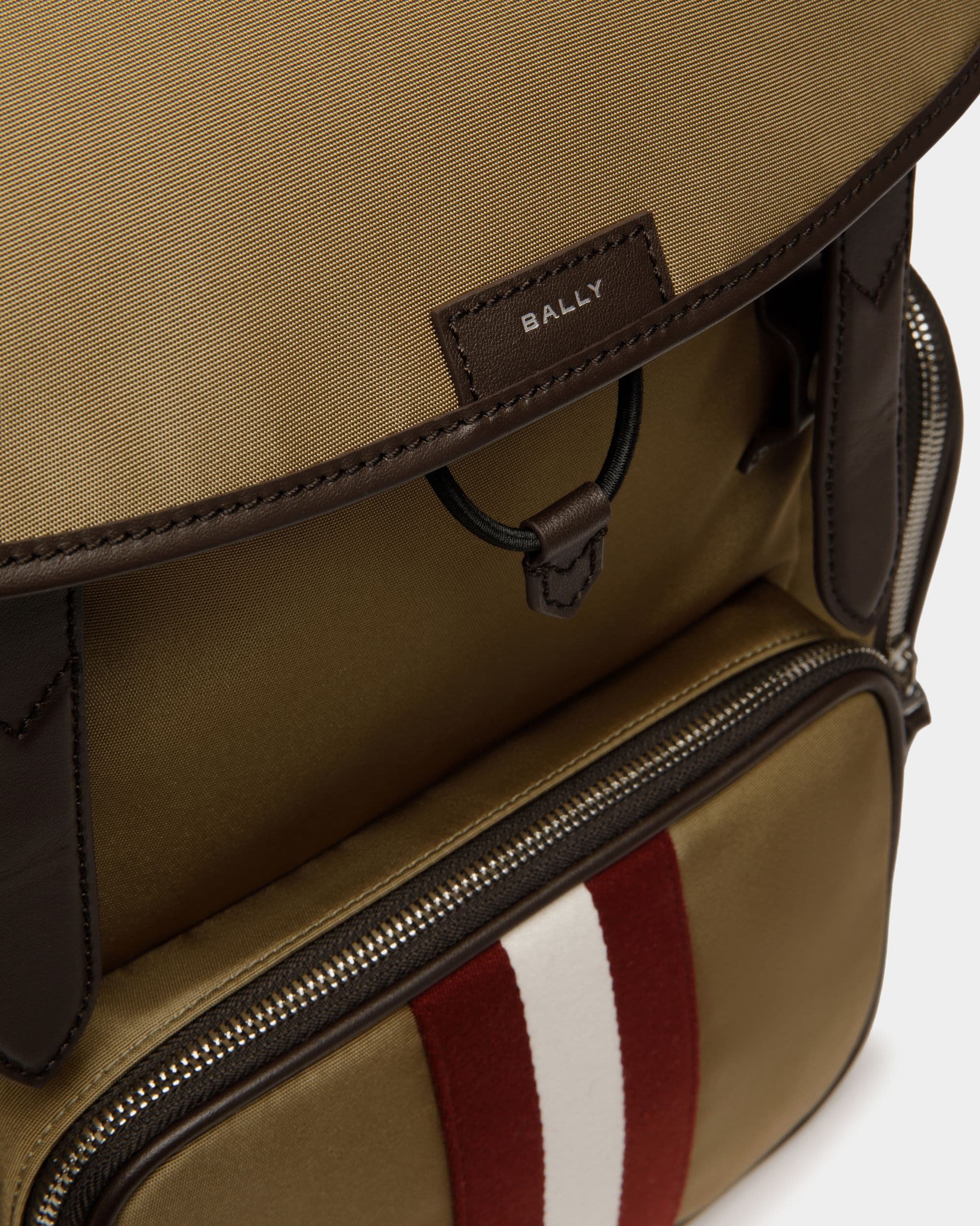 Code Rucksack Aus Nylon In Camel - Herren - Bally - 05