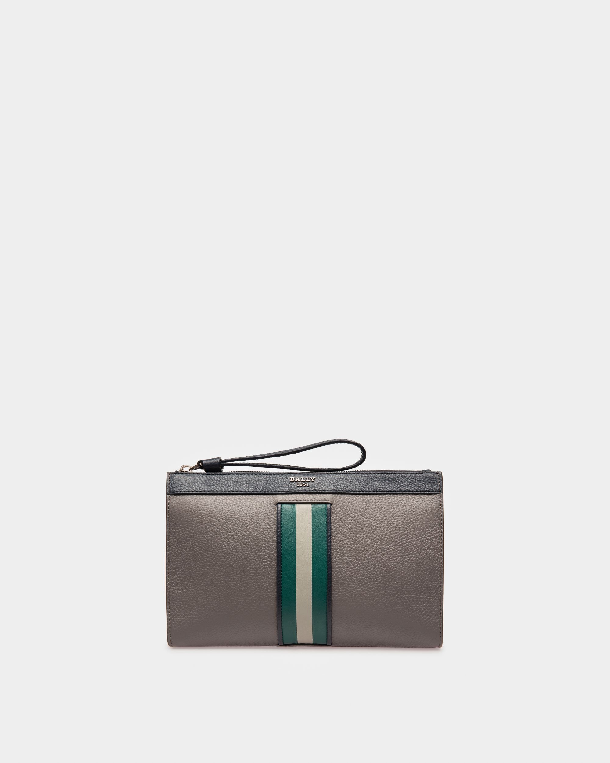 Haig Clutch Aus Grauem Leder - Herren - Bally - 01