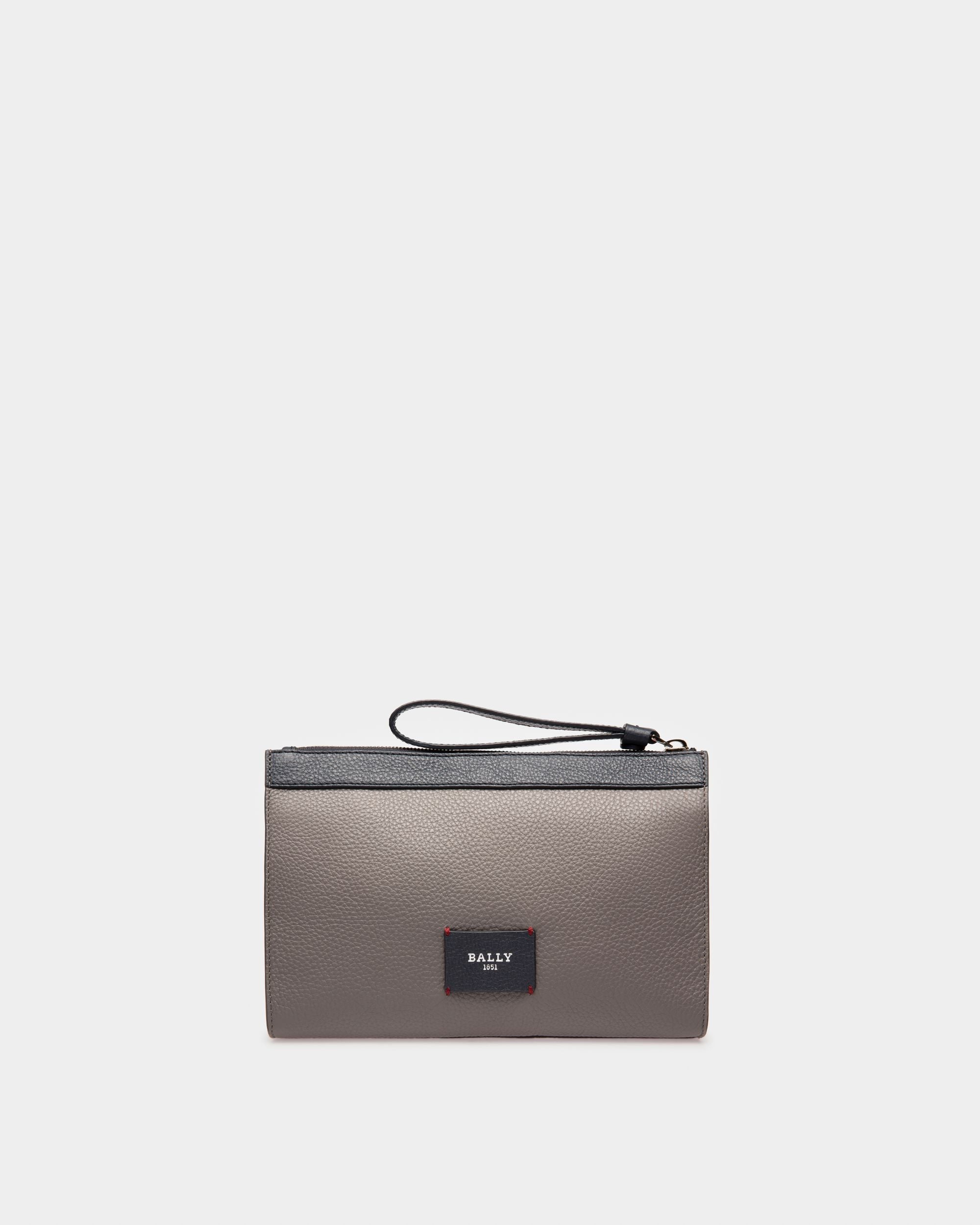Haig Clutch Aus Grauem Leder - Herren - Bally - 03