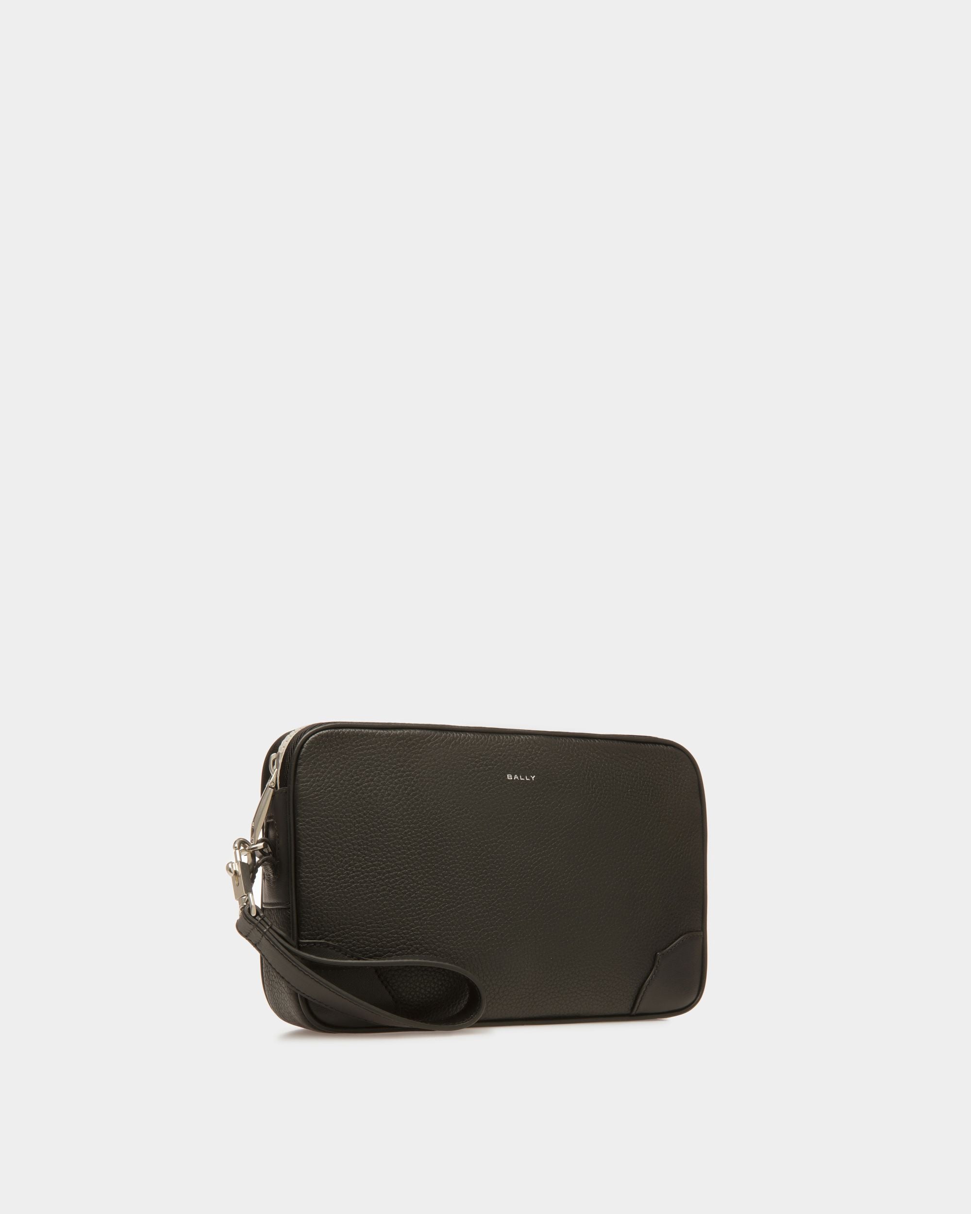 Ribbon Clutch Aus Leder in Schwarz - Herren - Bally - 03