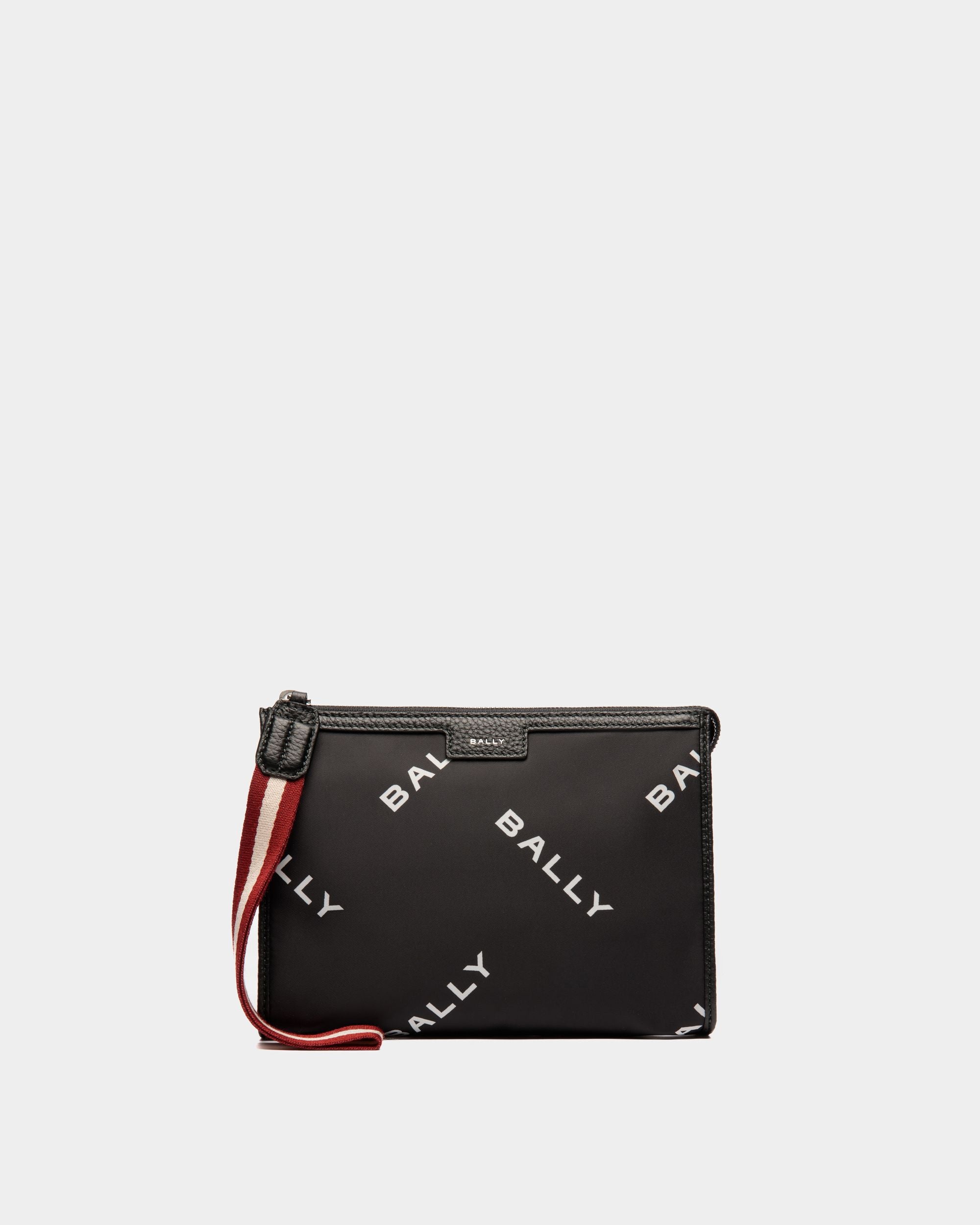 Code Pochette Aus Schwarzem Nylon - Herren - Bally - 01