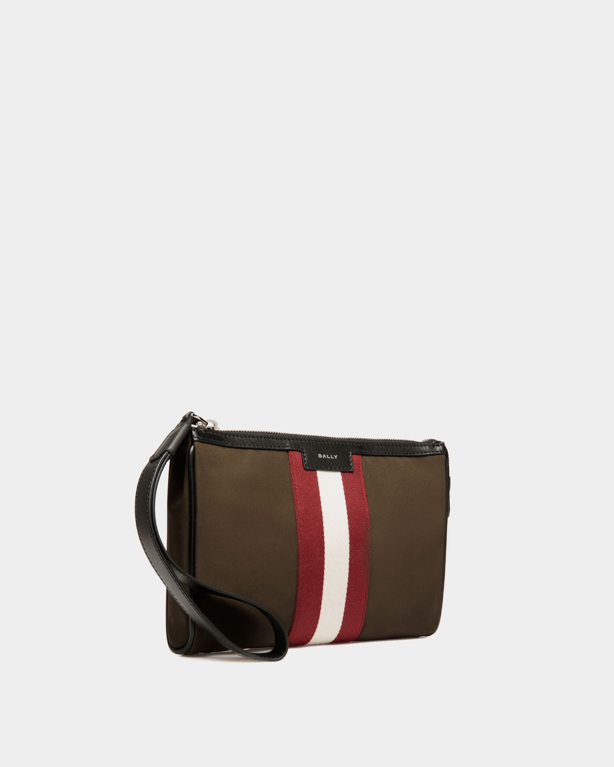 Code Pochette Aus Nylon In Military Green - Herren - Bally - 03