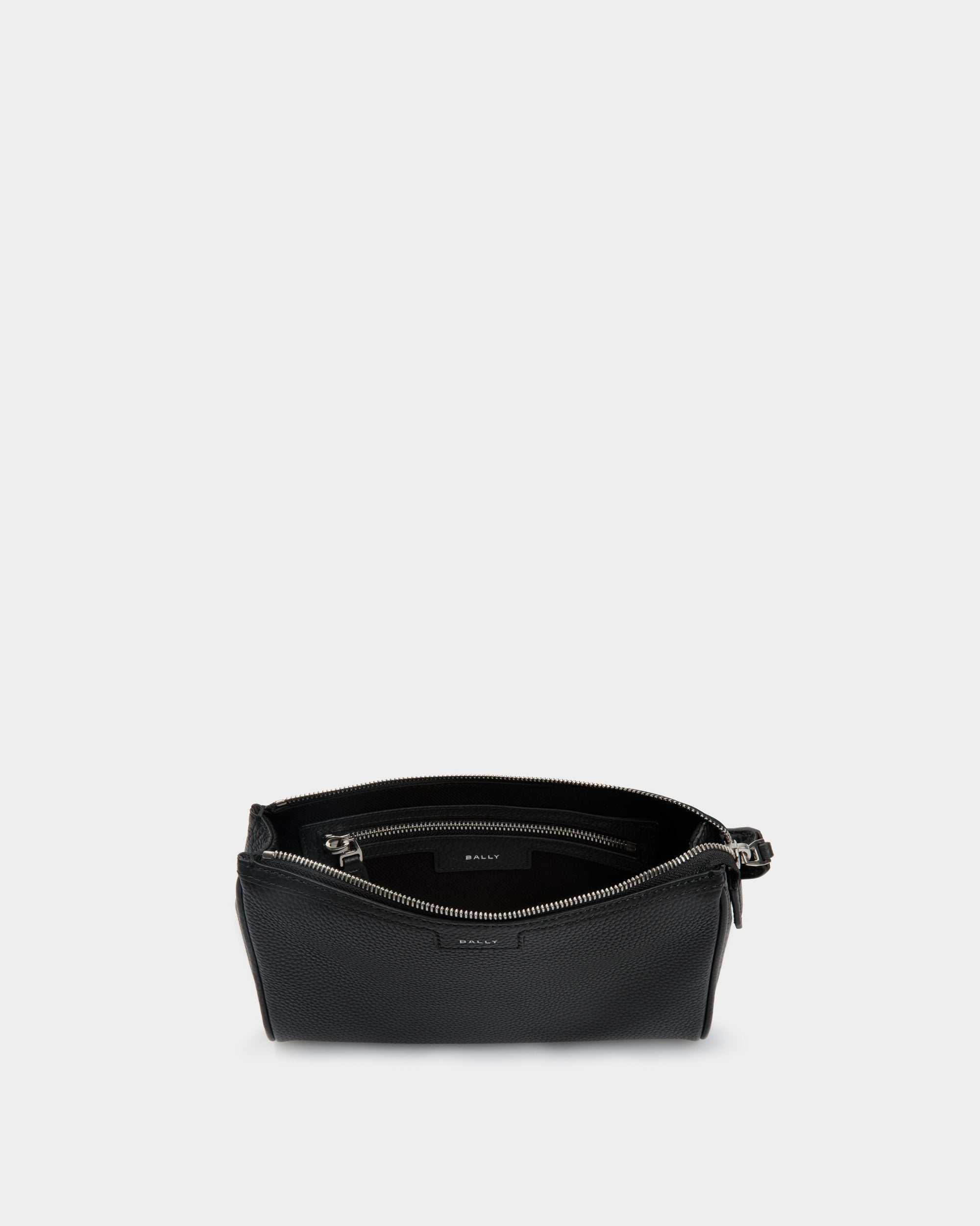 Code Pochette Aus Genarbtem Leder In Schwarz - Herren - Bally - 05