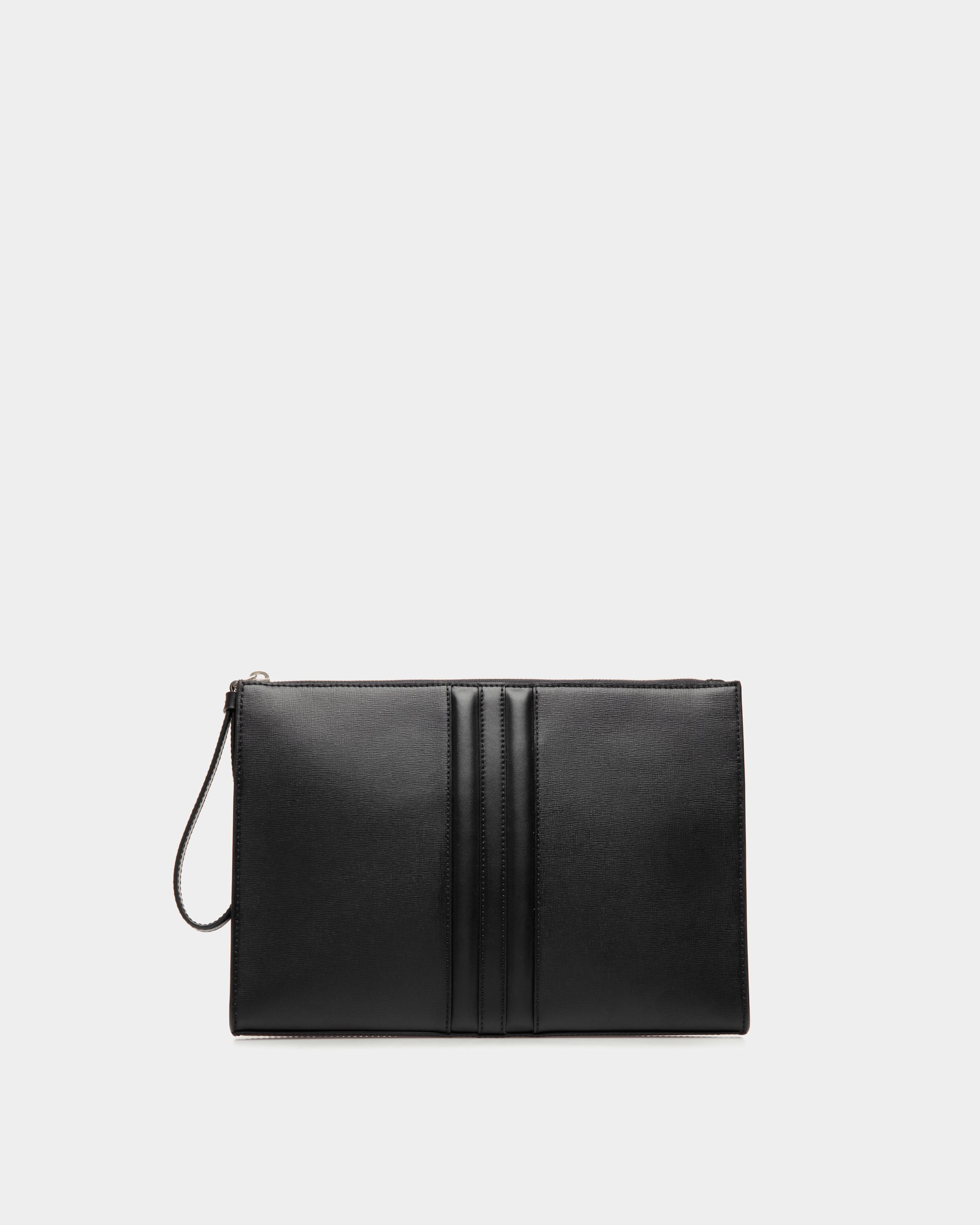 Mythos Pochette Aus Recyceltem Leder In Schwarz - Herren - Bally - 01