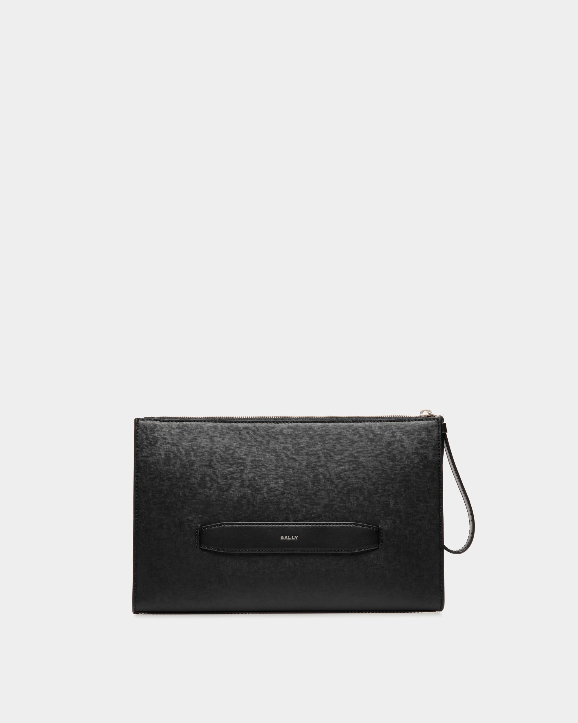 Mythos Pochette Aus Recyceltem Leder In Schwarz - Herren - Bally - 03
