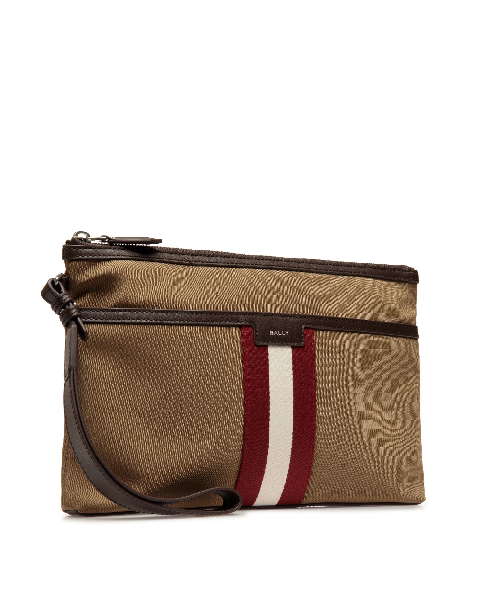 Code Pochette Aus Nylon In Camel - Herren - Bally - 02