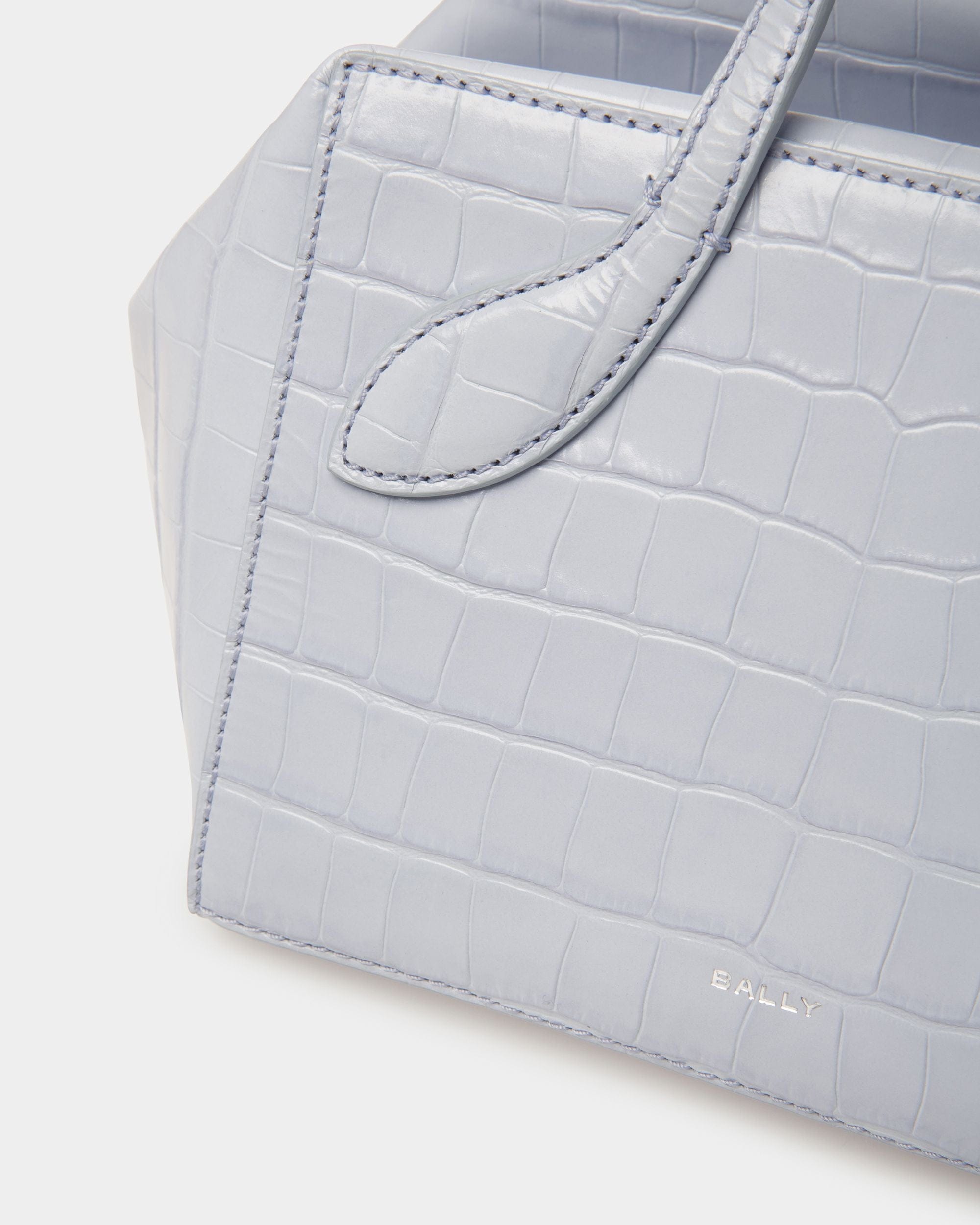 Cal Umhängetasche Aus Leder In Light Poolside - Herren - Bally - 05
