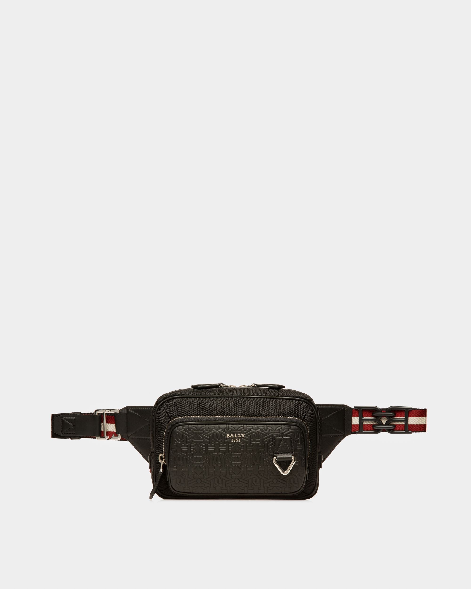 Creed Gürteltasche Aus Schwarzem Nylon Und Leder - Herren - Bally - 01