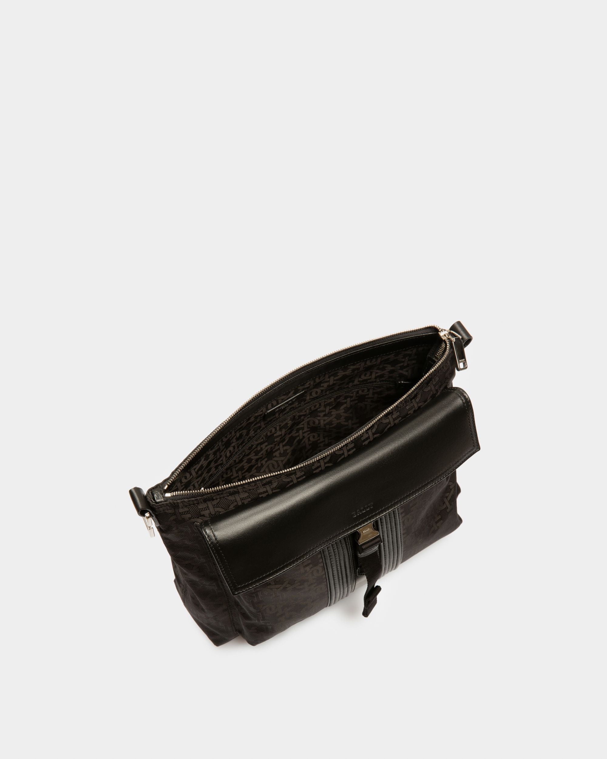 Amosh Dokumententasche Aus Schwarzem Nylon Und Leder - Herren - Bally - 04