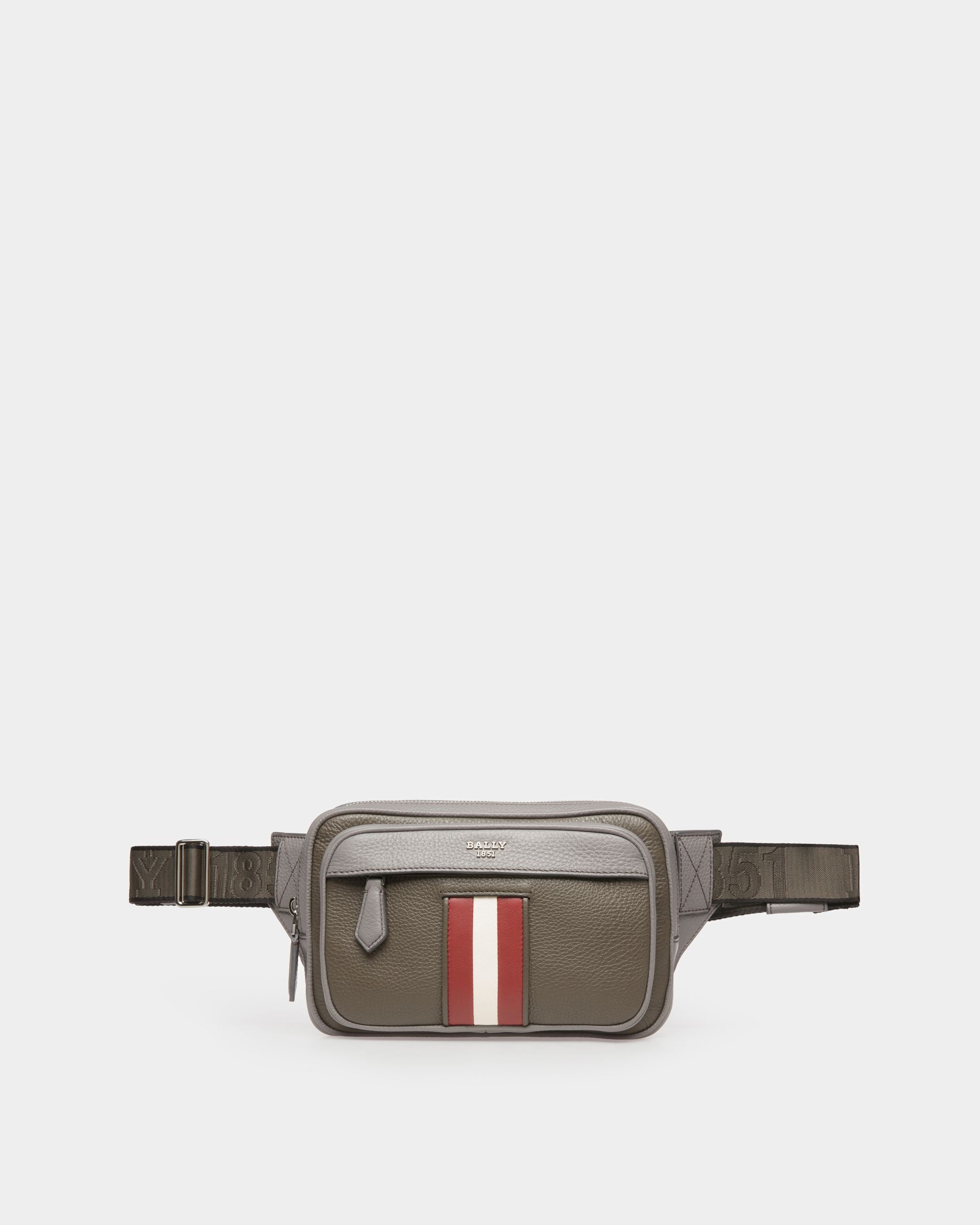 Hilbert Gürteltasche Aus Armeegrünem Leder - Herren - Bally - 01