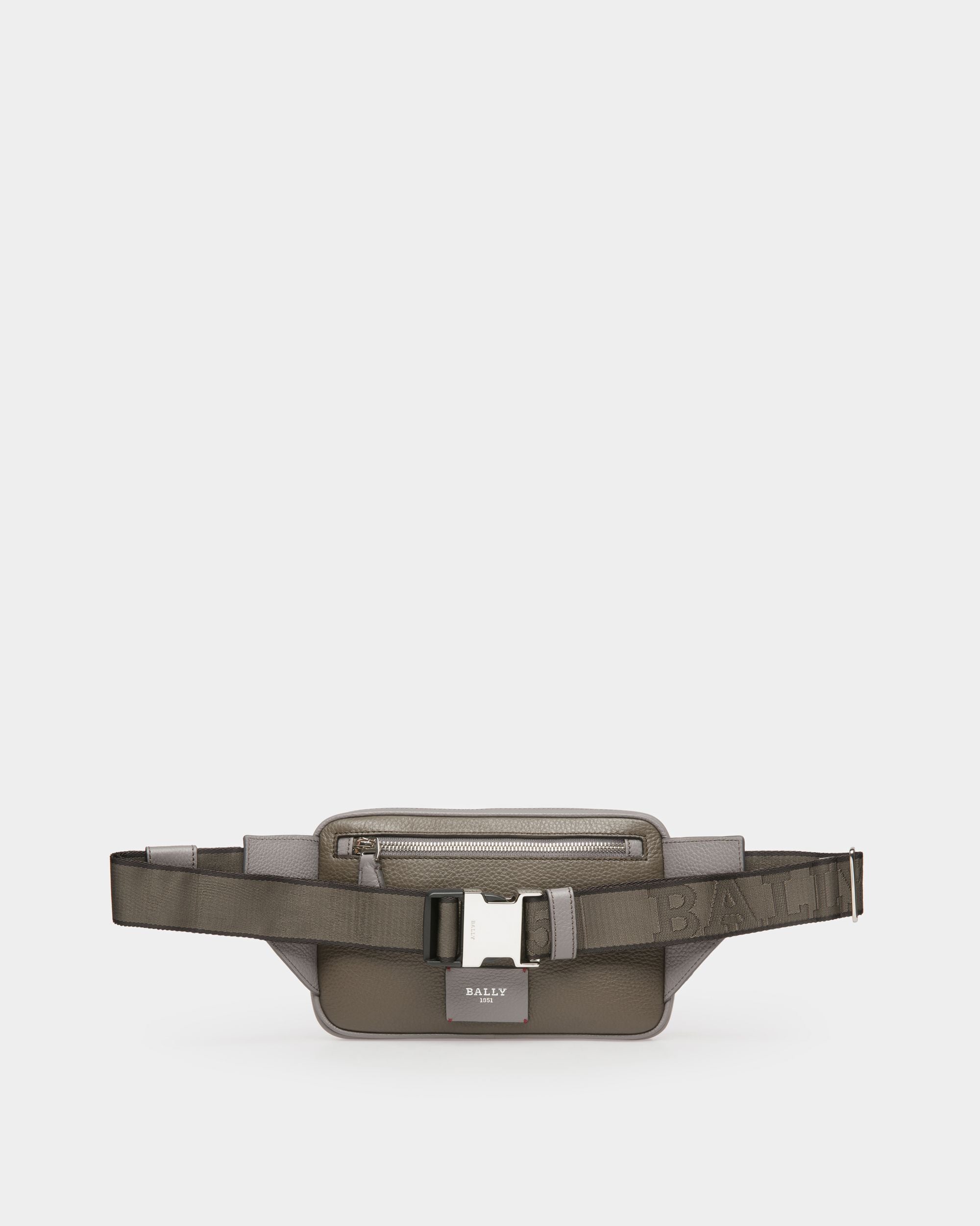 Hilbert Gürteltasche Aus Armeegrünem Leder - Herren - Bally - 04