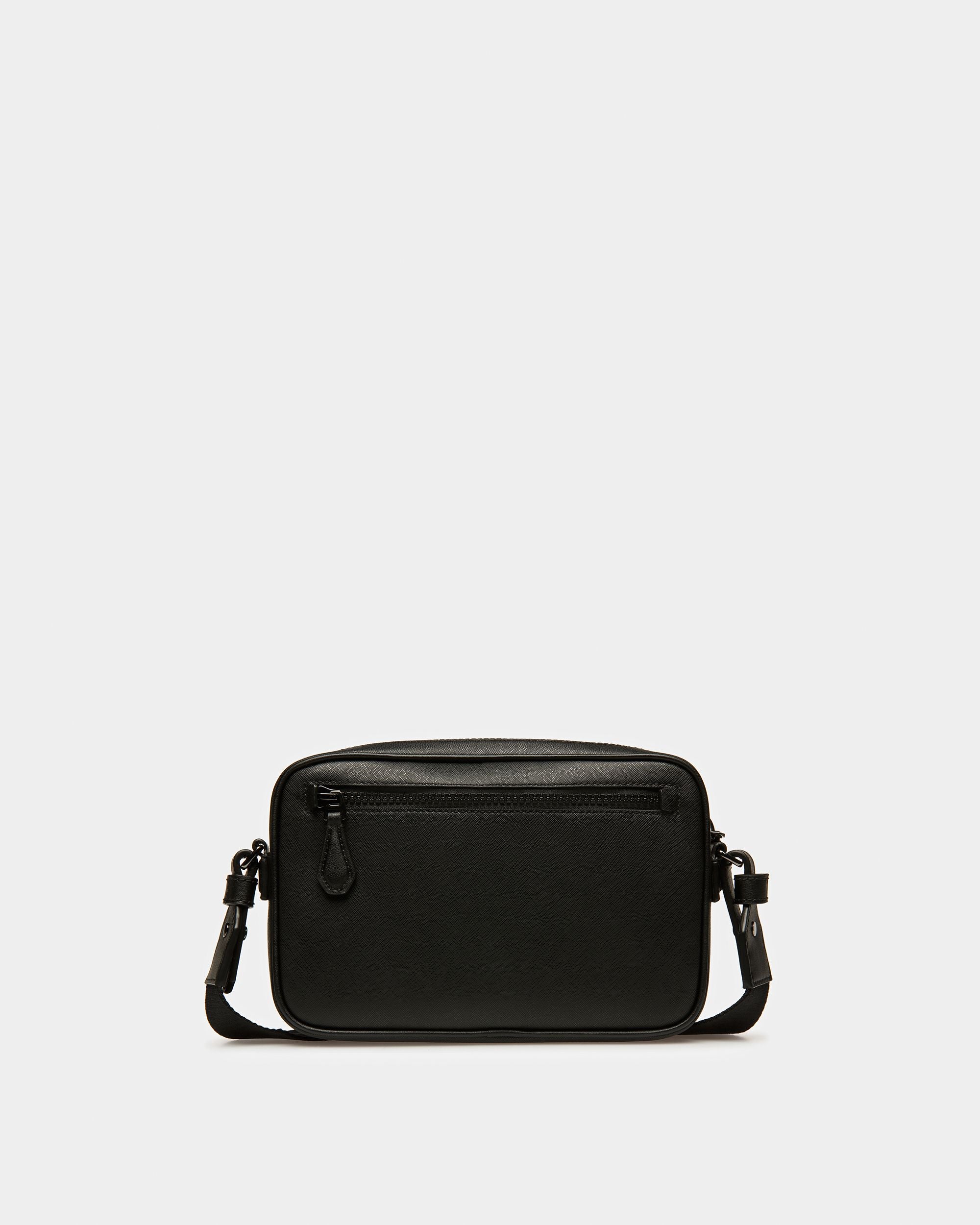 Makeba Umhängetasche Aus Leder In Schwarz Und Knochen - Herren - Bally - 03