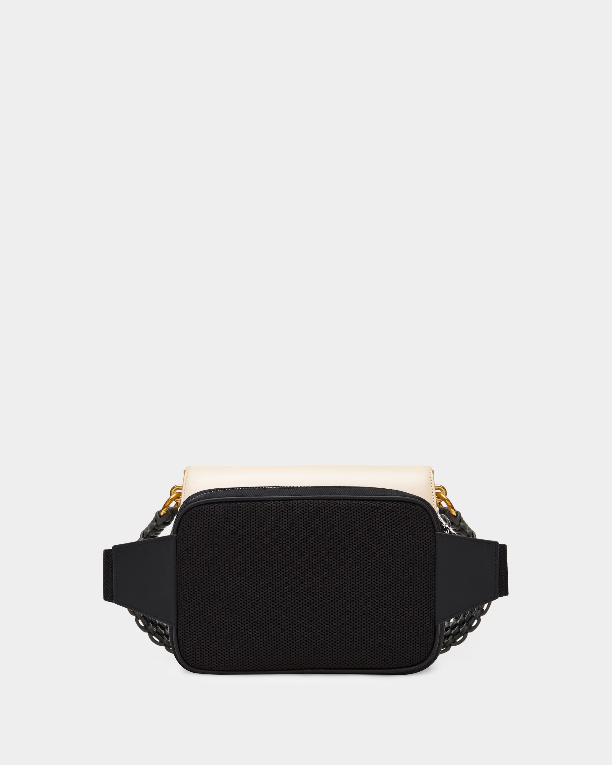 Men's Black Leather Waist Bag - Herren - Bally - 02