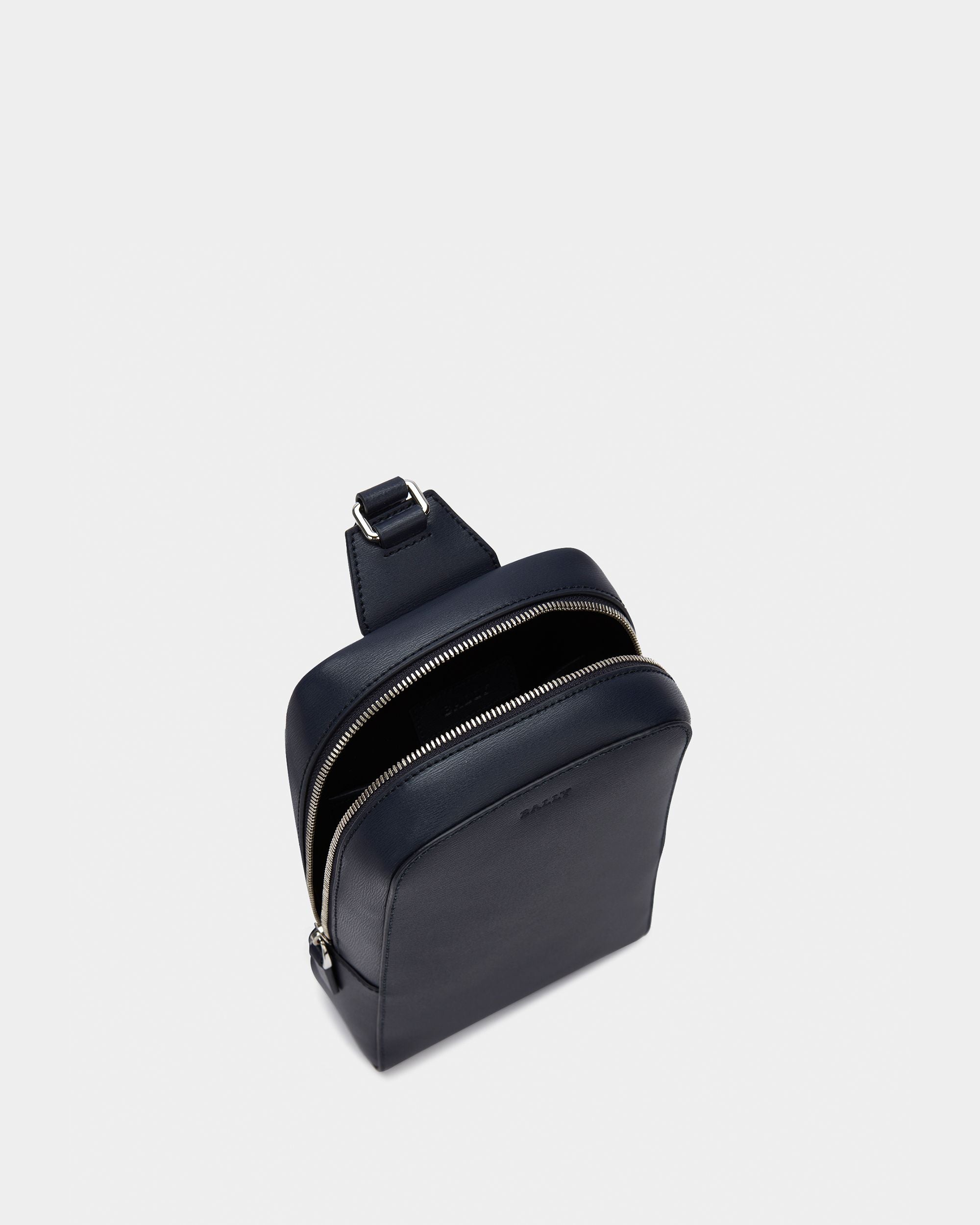 Men's Blue Shoulder Bag - Herren - Bally - 04