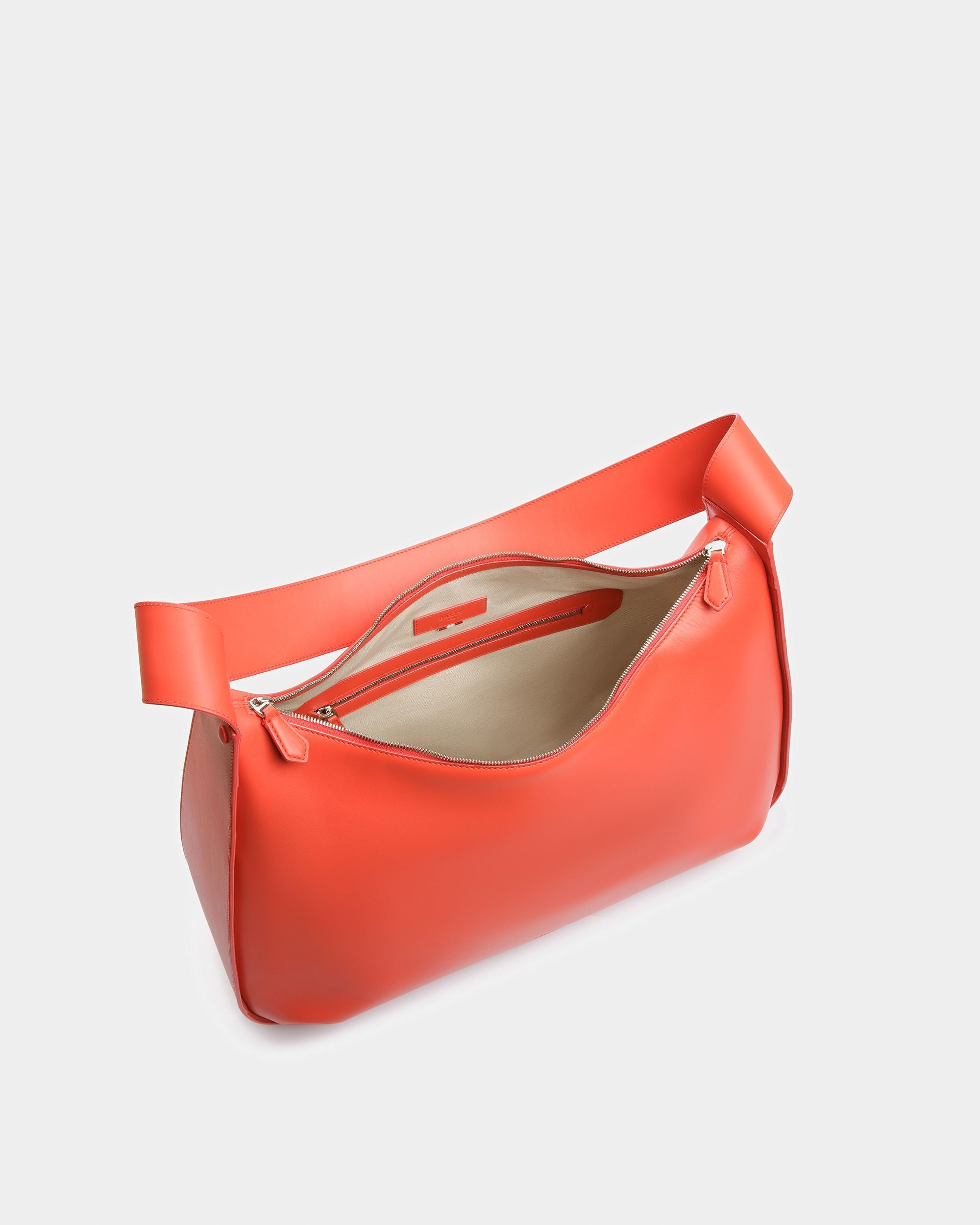 Appel Hobo-Tasche Aus Leder In Orange - Herren - Bally - 04