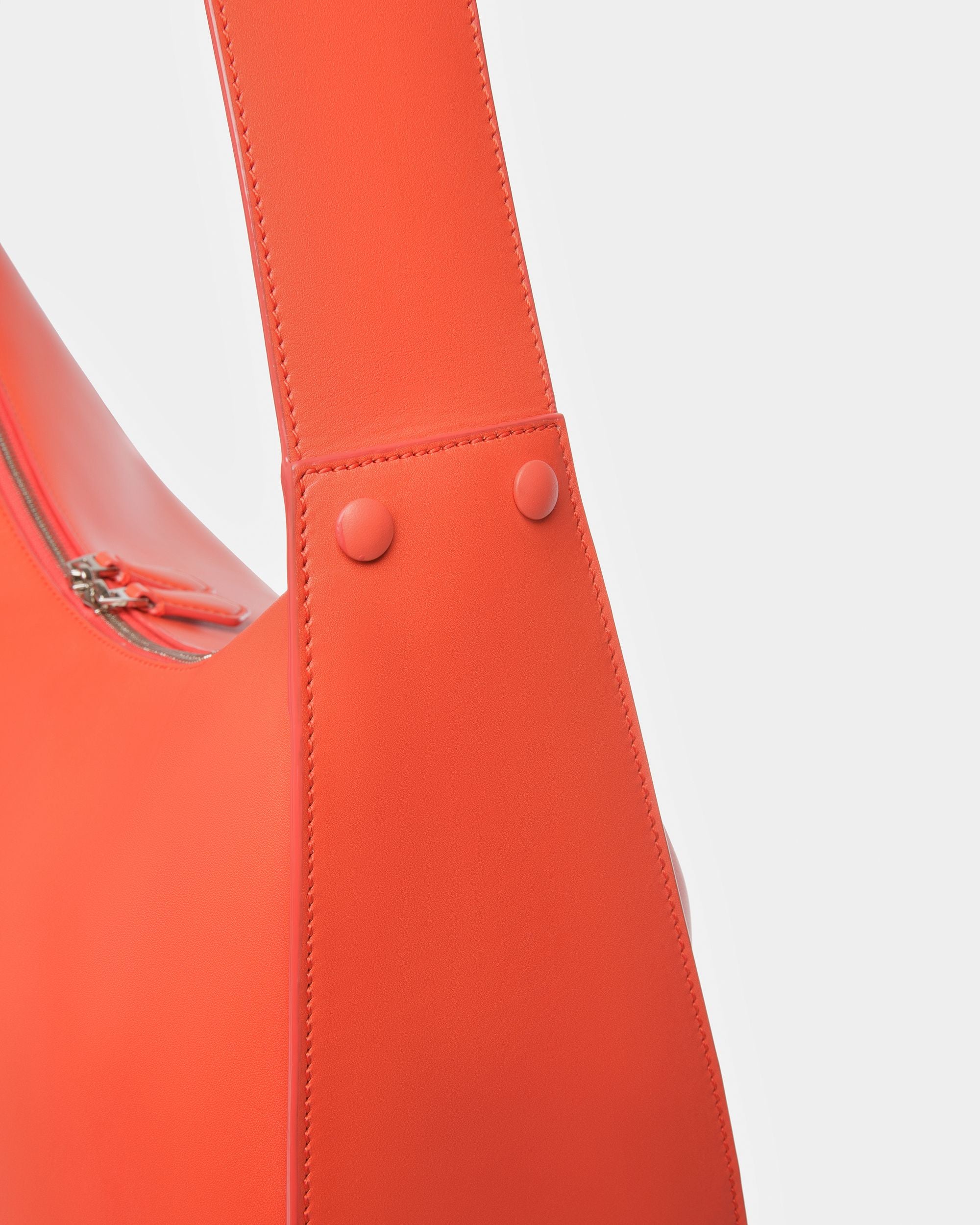 Appel Hobo-Tasche Aus Leder In Orange - Herren - Bally - 05