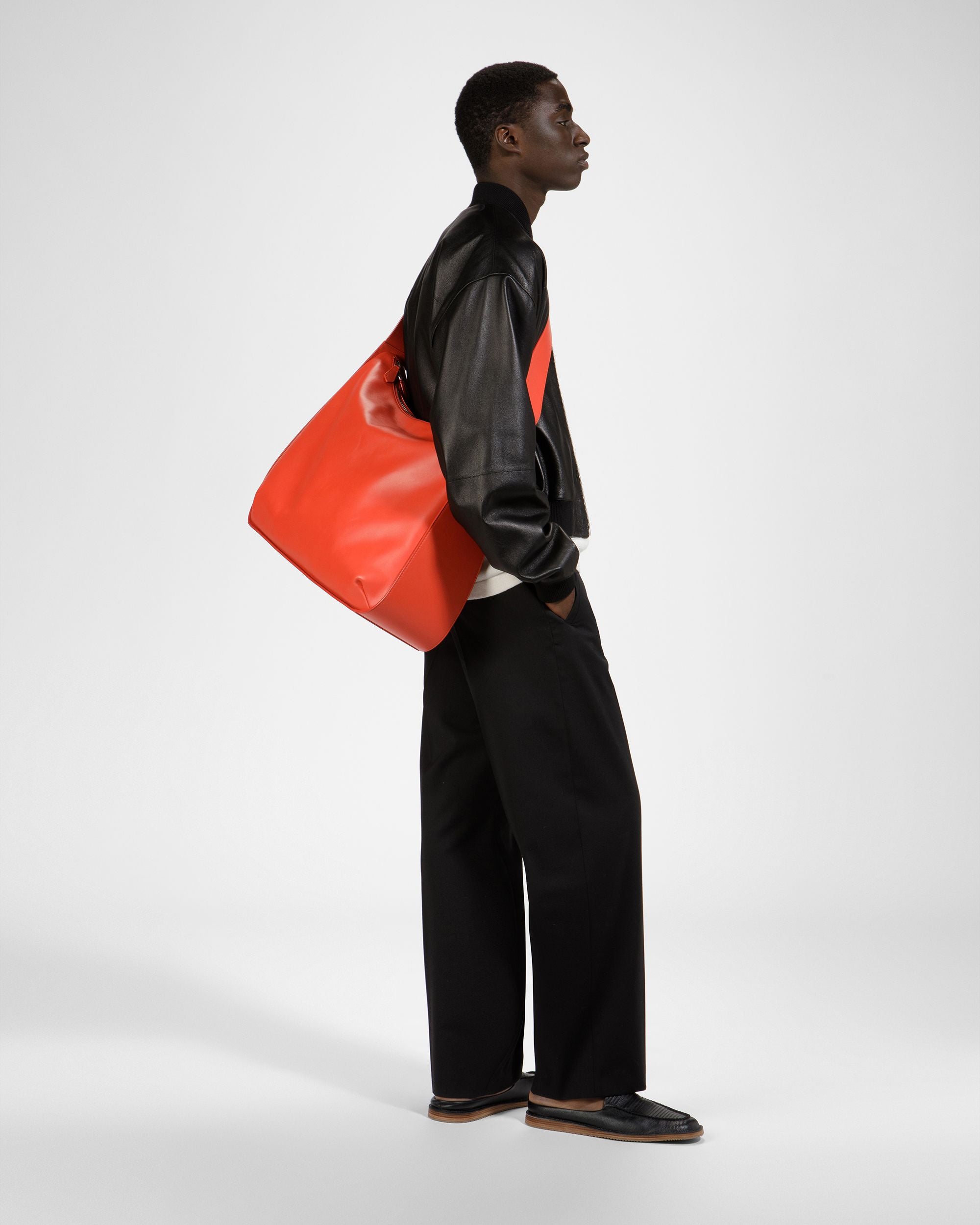Appel Hobo-Tasche Aus Leder In Orange - Herren - Bally - 06