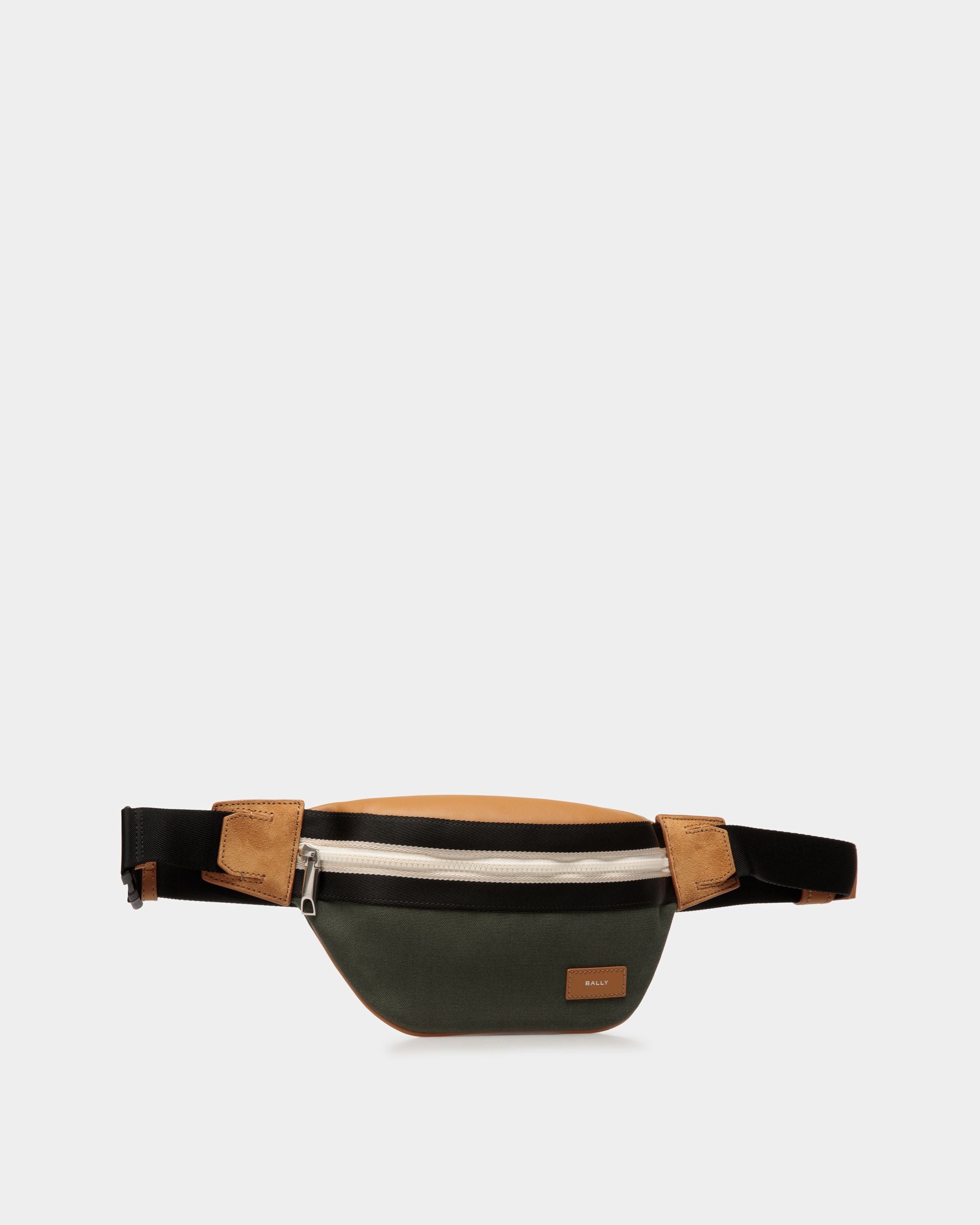 Ribbon Gürteltasche Aus Stoff In Schwarz Und Grün - Herren - Bally - 03