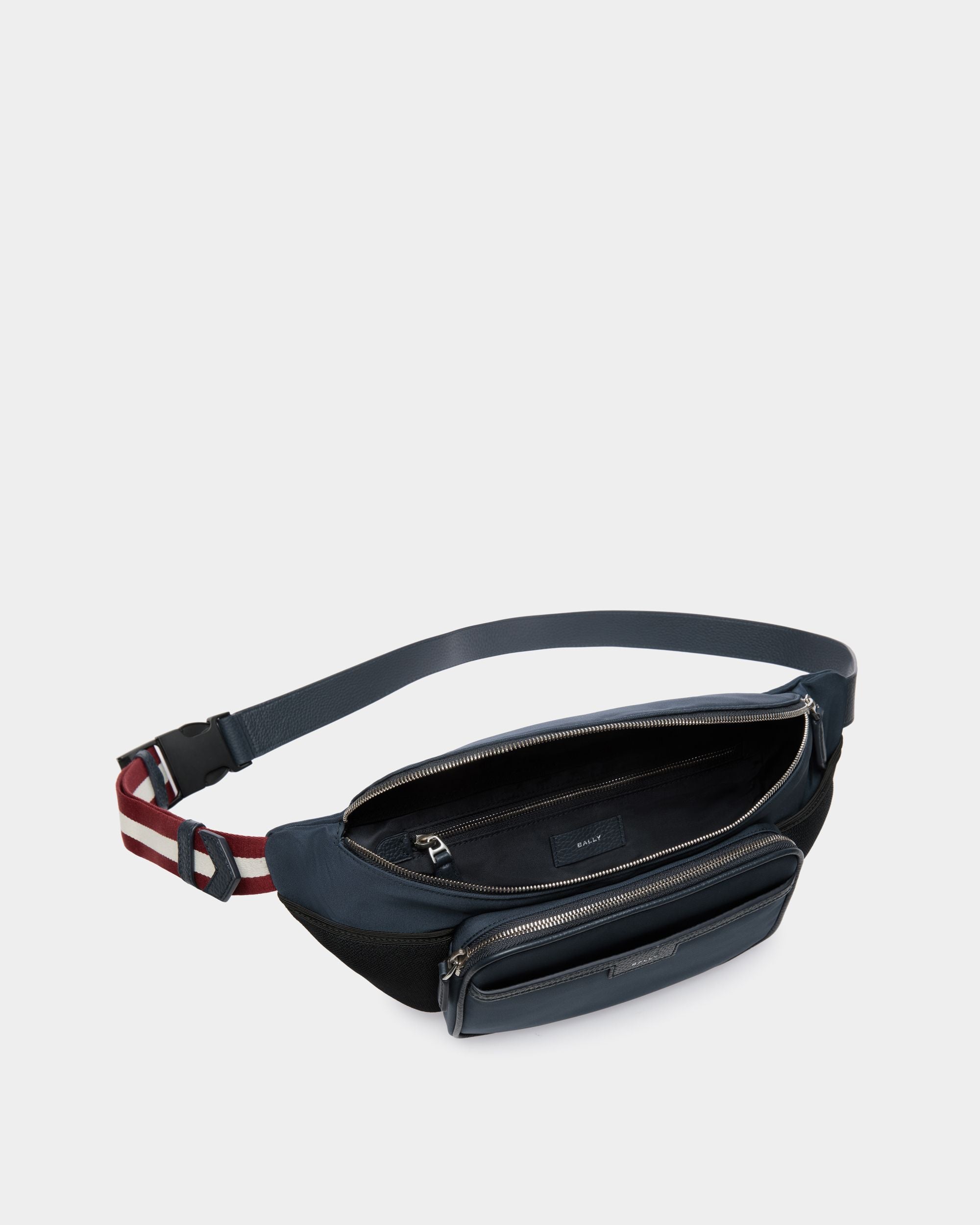 Code Gürteltasche Aus Nylon In Navy Blue - Herren - Bally - 04