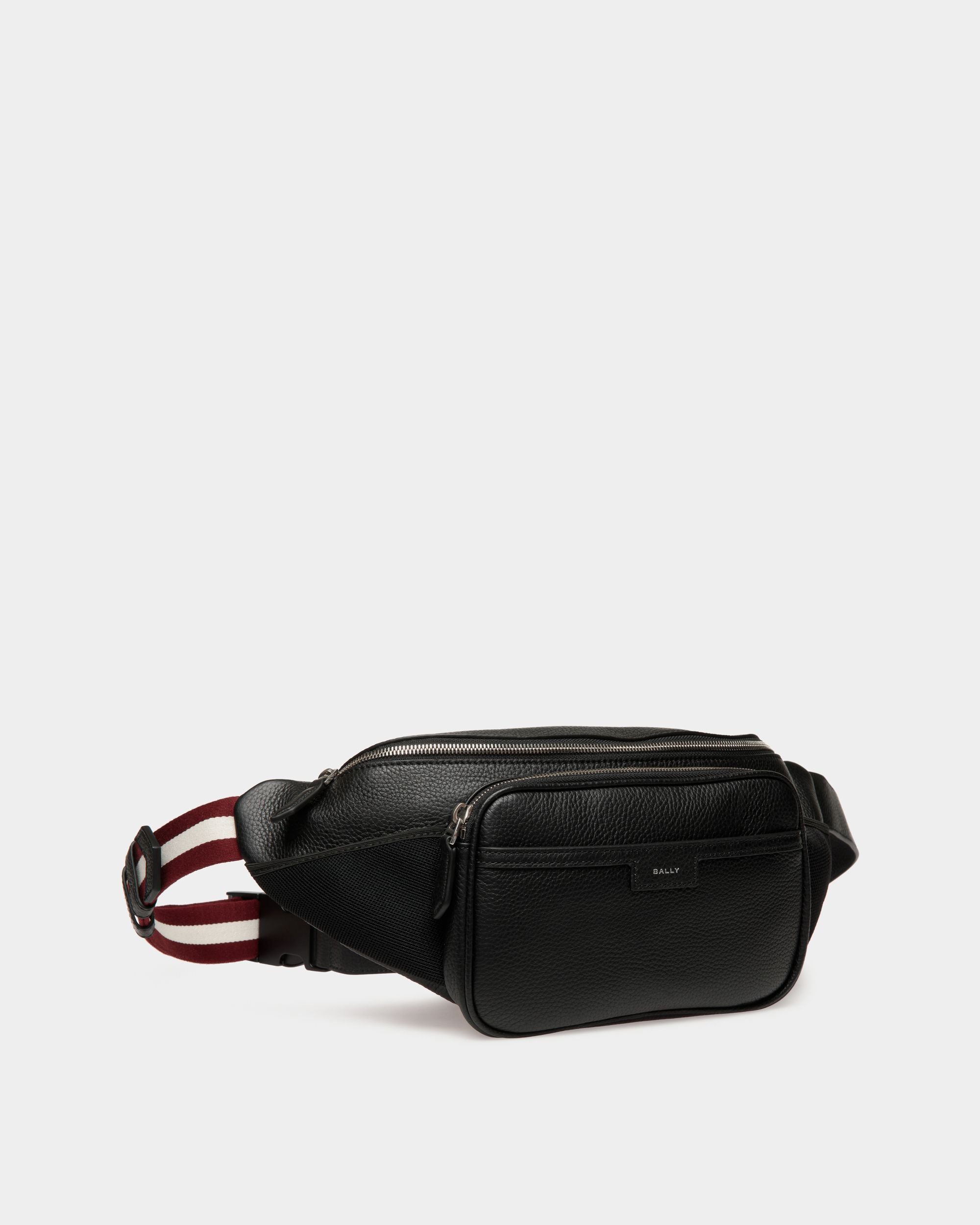 Code Gürteltasche Aus Genarbtem Leder In Schwarz - Herren - Bally - 03