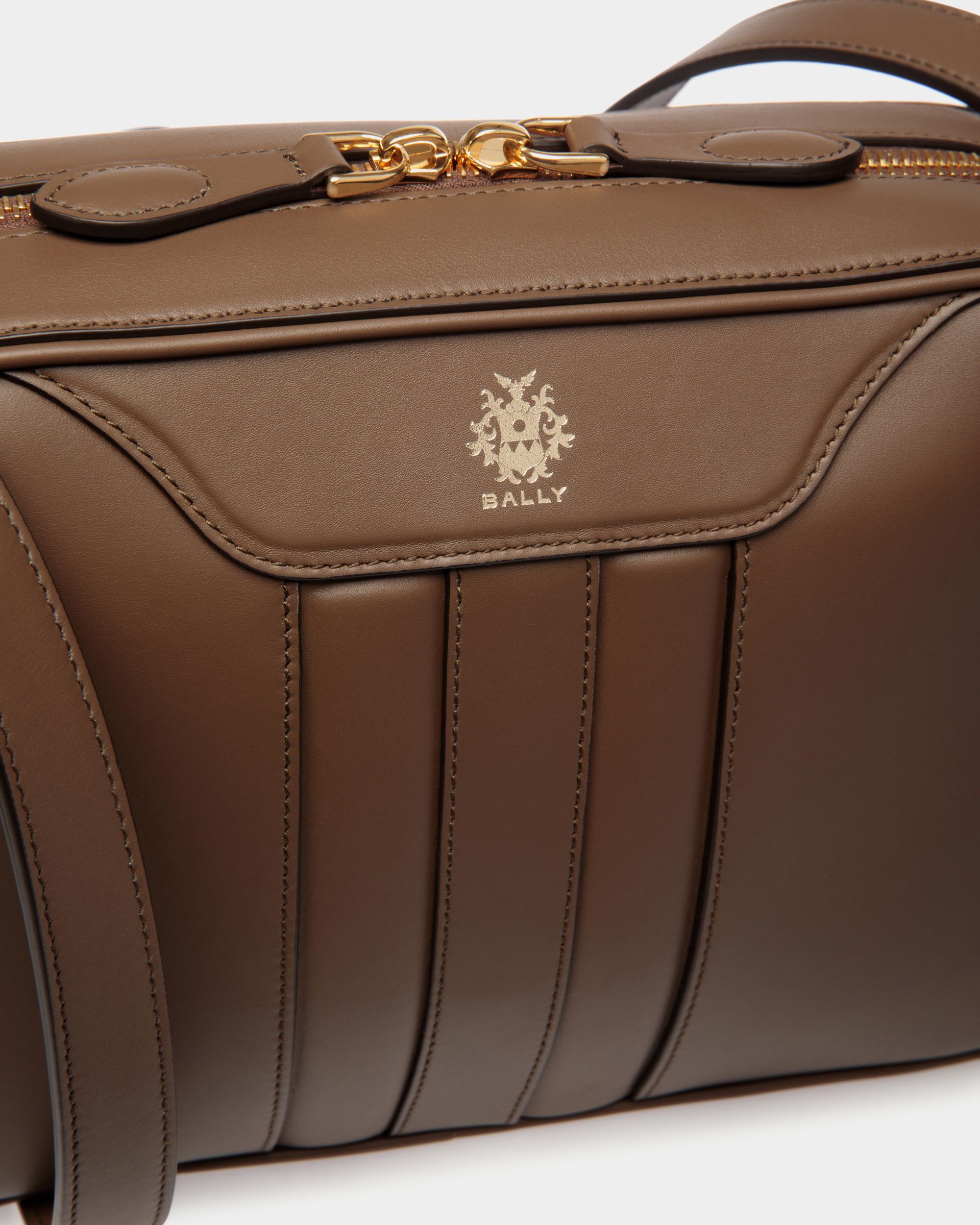 Beckett Umhängetasche Aus Leder In Marron Glacé - Herren - Bally - 05