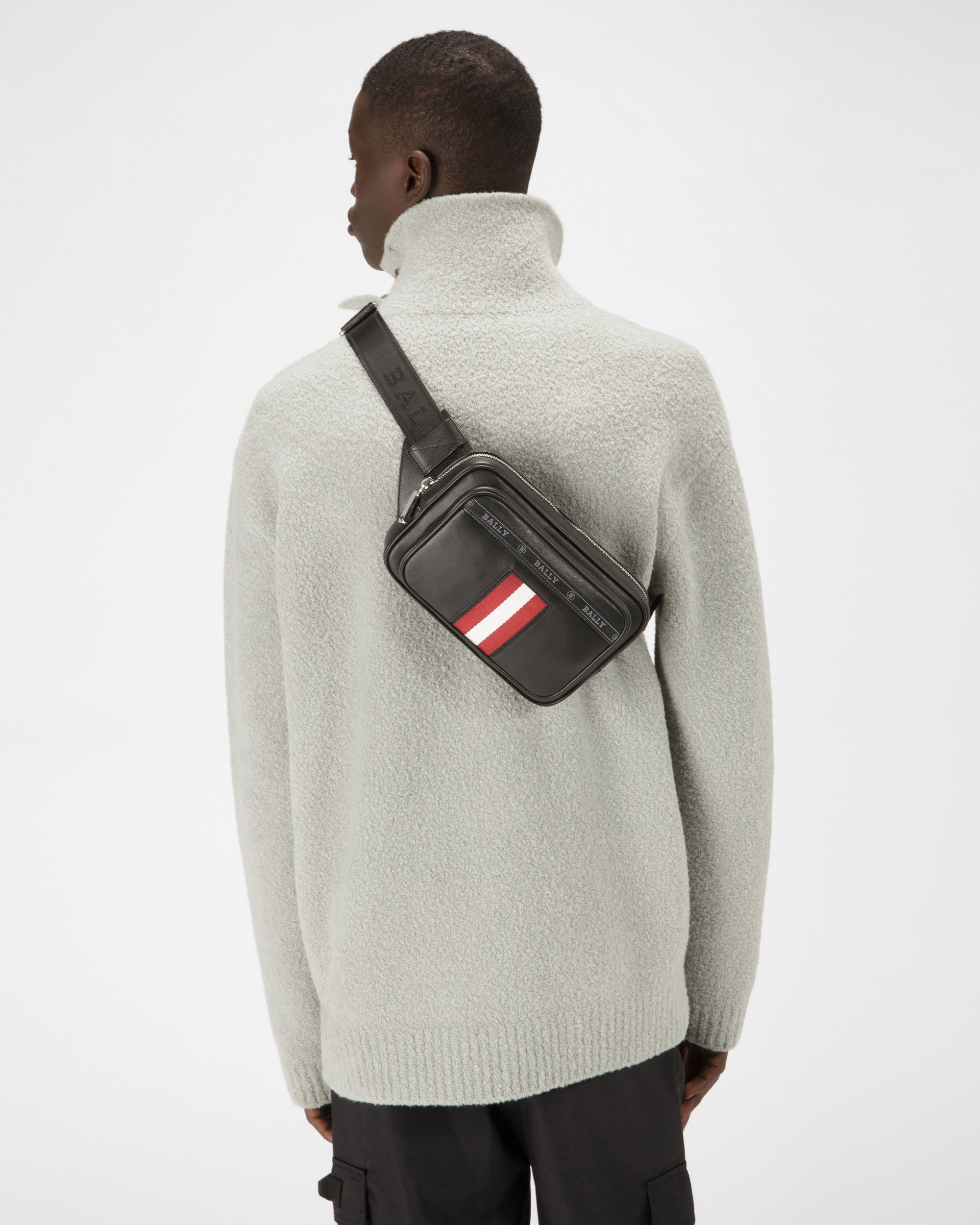 Hilbert Gürteltasche Aus Schwarzem Leder - Herren - Bally - 02